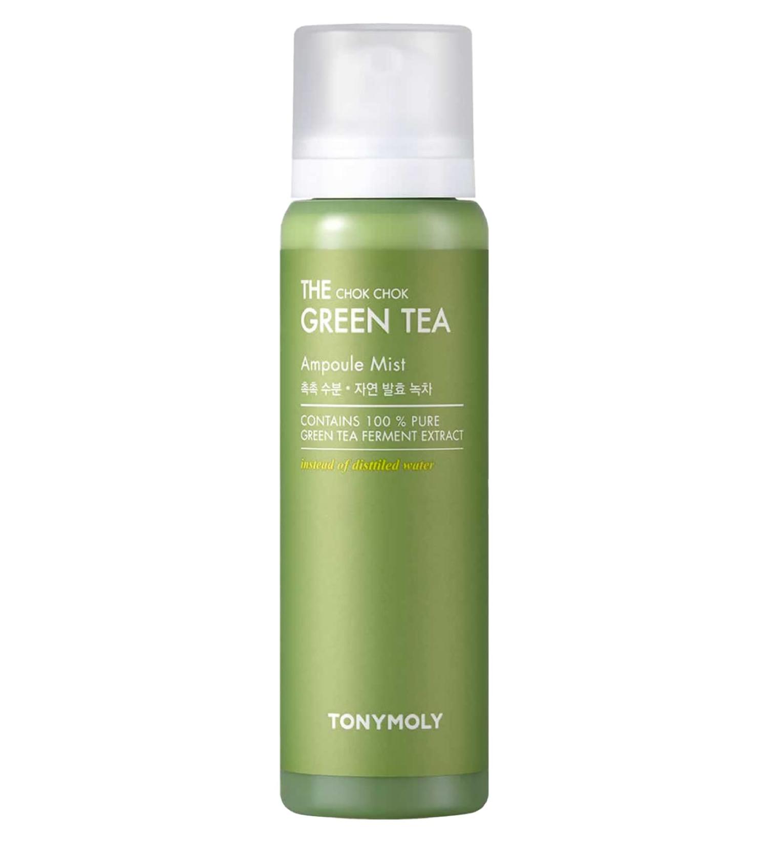 Tony Moly Chok Chok Green Tea Ampoule Mist 150ml | Hydrating Skincare Spray - Buy Online on GoSupps.com