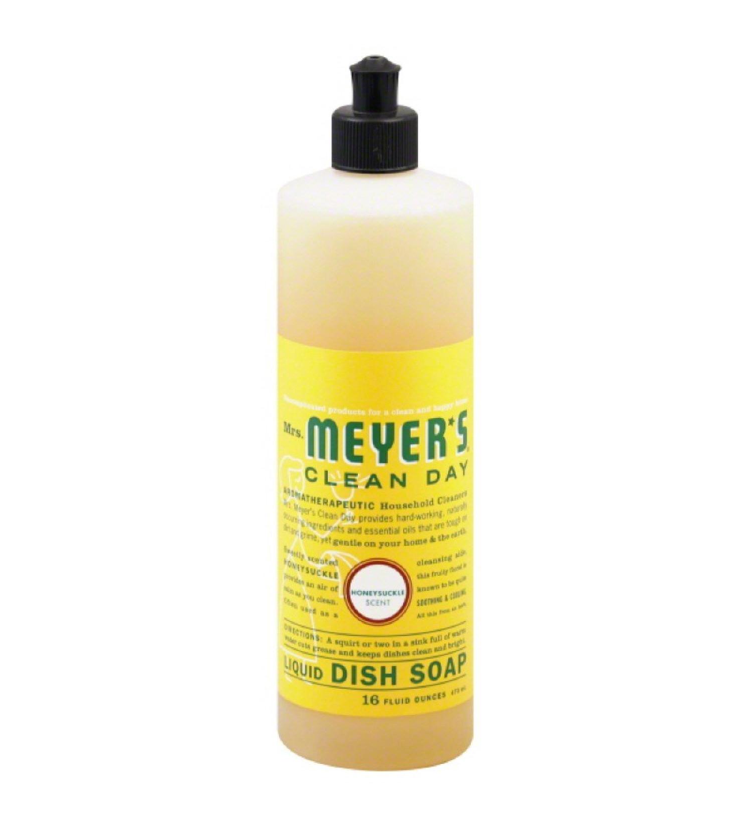 Mrs. Meyer's Clean Day Liquid Dish Soap-Honeysuckle-16 oz