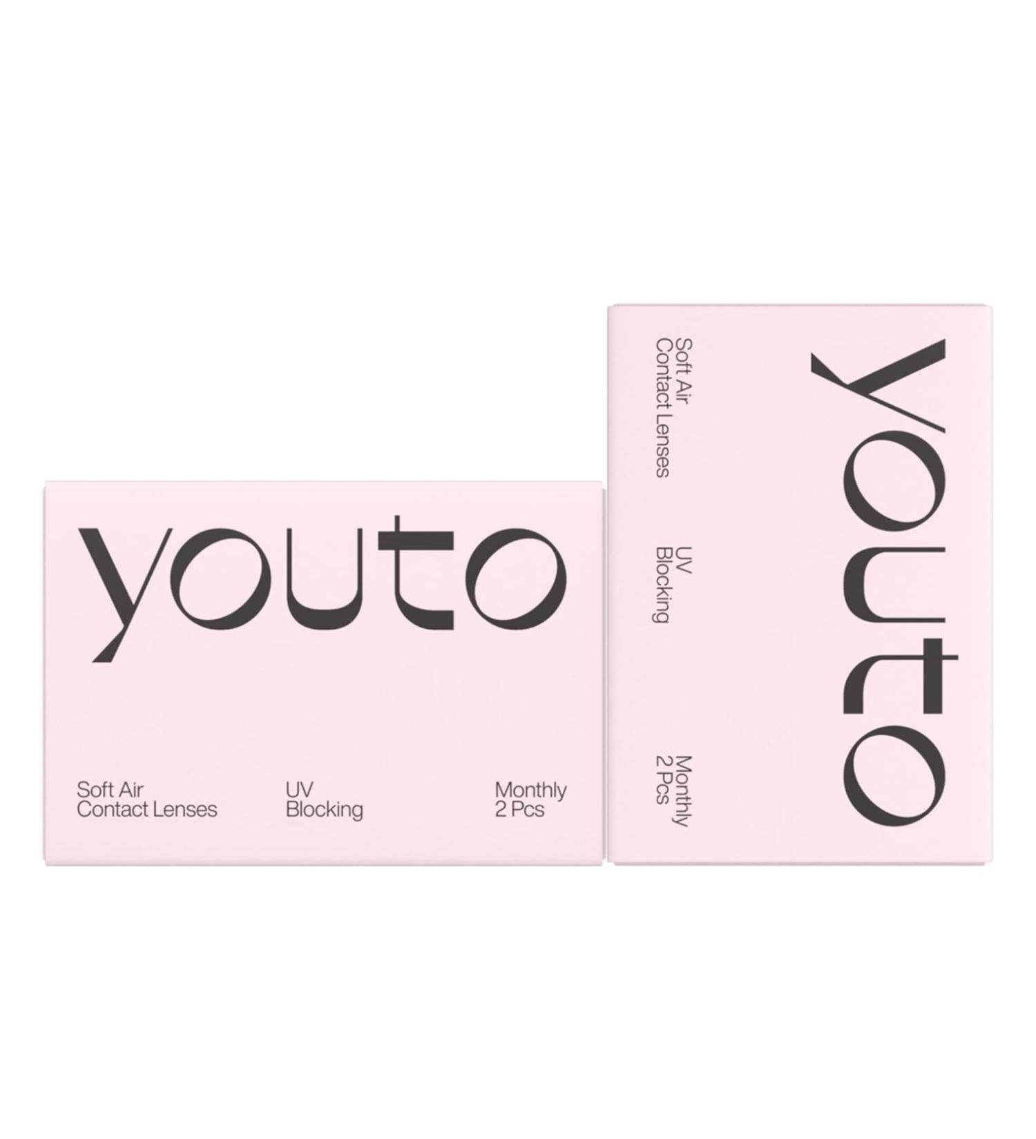 Youto Monthly Soft Lenses - 4 Pack with UV Protection High Comfort BC 8.5 mm DIA 14.0 mm -4.50 Diopters - Shop Internationally! - Buy Online on GoSupps.com