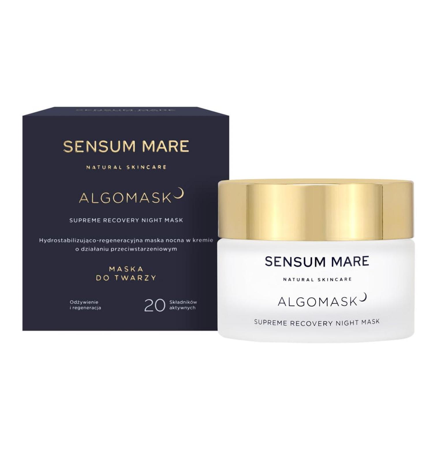  Sensum Mare Sensum Mare - ALGOMASK Hydrostabilizing regenerating night mask - 50ml - Buy Online on GoSupps.com
