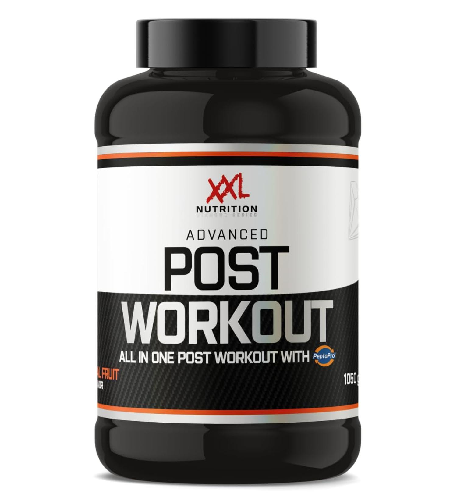 XXL Nutrition Advanced Post Workout - Vitargo BCAA Amino Acids Glutamine Arginine & Minerals - Tropical Fruit - 1050g (1.05kg) - Optimal Recovery Formula - Buy Online on GoSupps.com