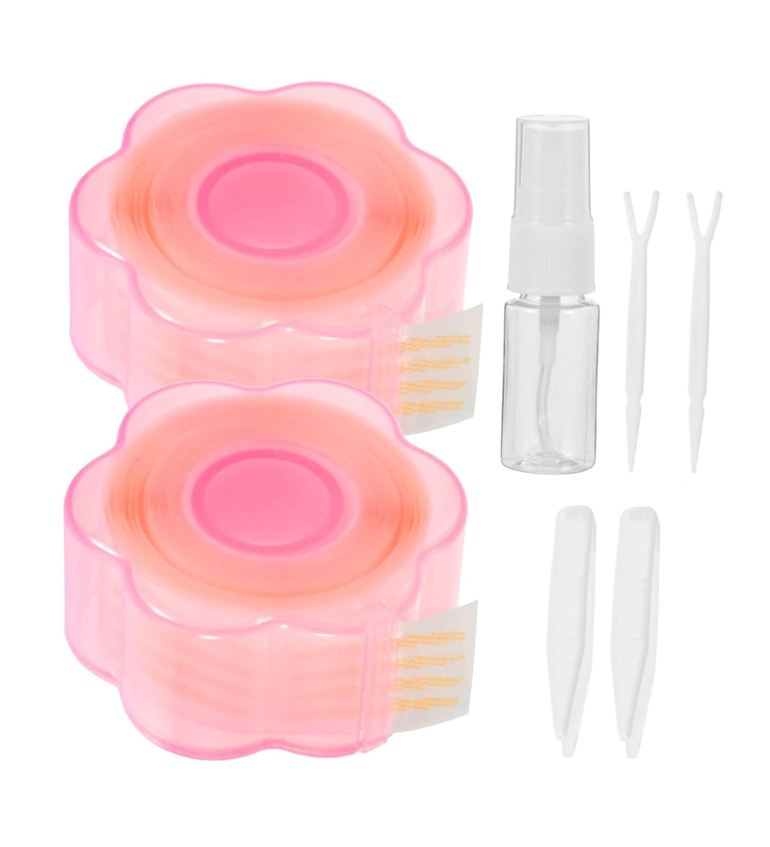 FOMIYES 2 Sets Lace Double Eyelid Sticker Lifting Belt Eyelid Lifter Strips Eyelid Beauty Tape Quincunx Reel 1 count (Pack of 1) As Shown 1x2pcs - Buy Online on GoSupps.com