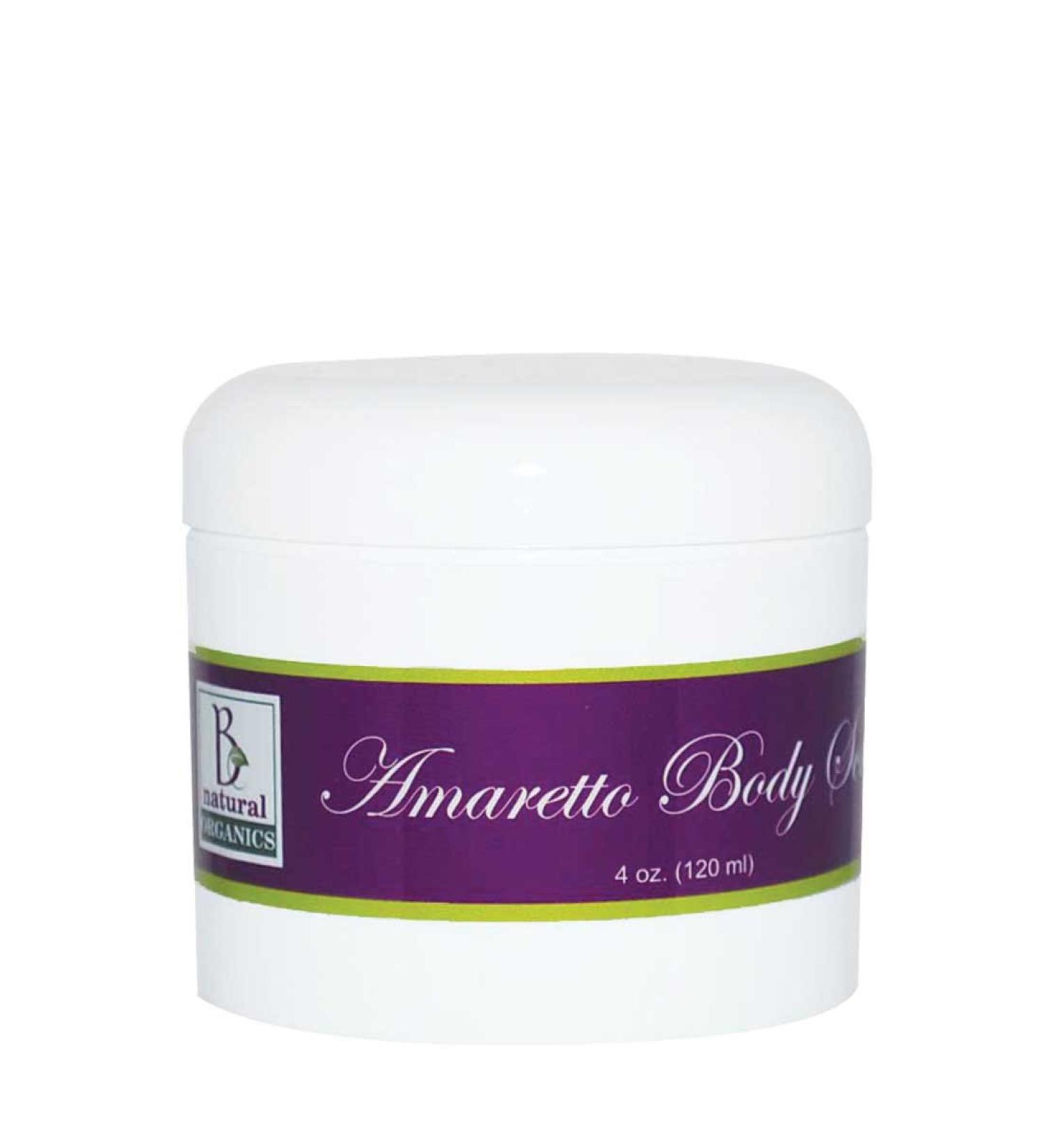 Be Natural Organics Amaretto Body Scrub 4 Oz (120 ml)