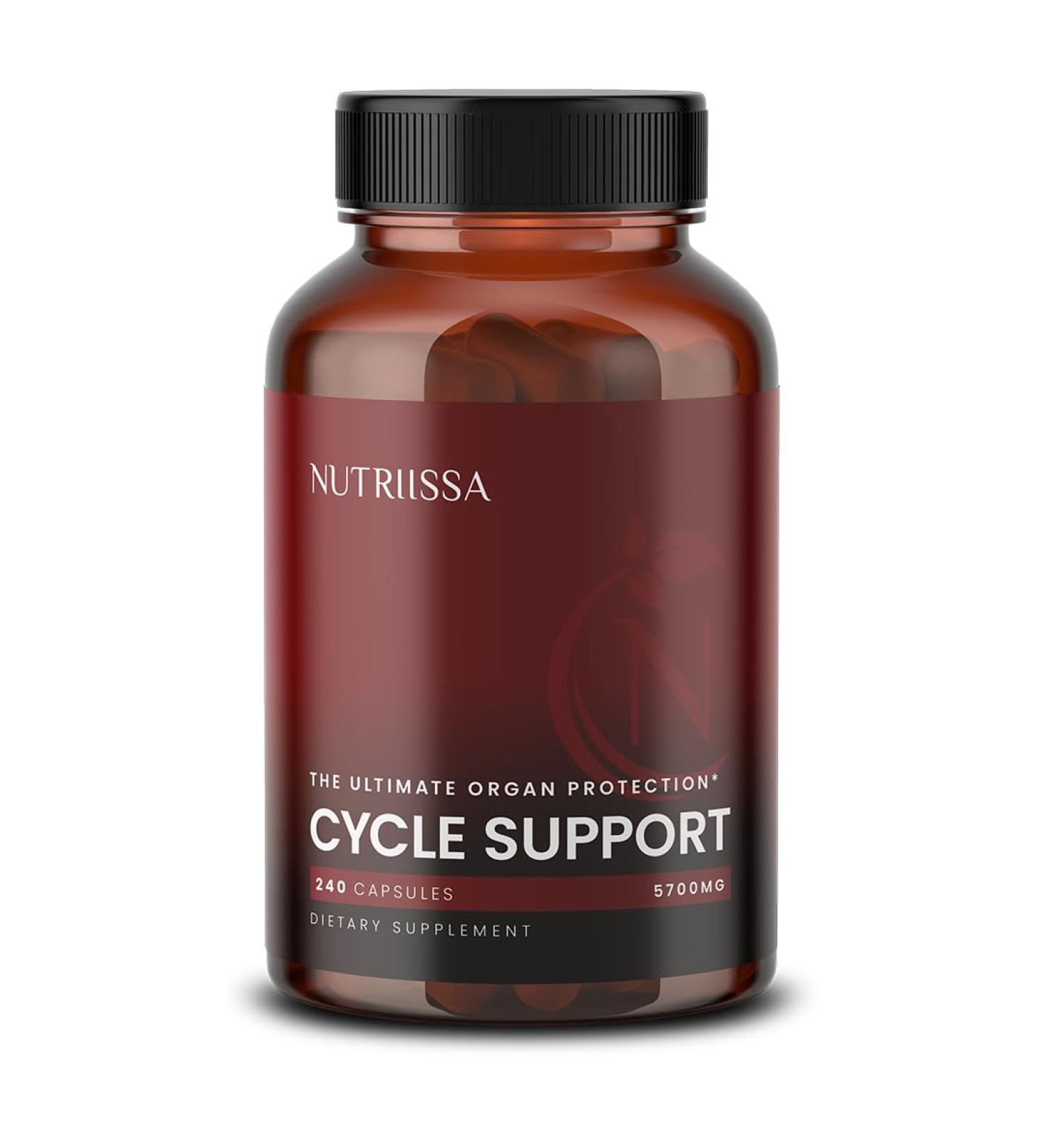 Nutriissa Cycle Support | Premium Kidney & Liver Detox for Bodybuilders | 400mg TUDCA & 1000mg NAC | Vegan | EPEB Certified | 240 Capsules - Buy Online on GoSupps.com