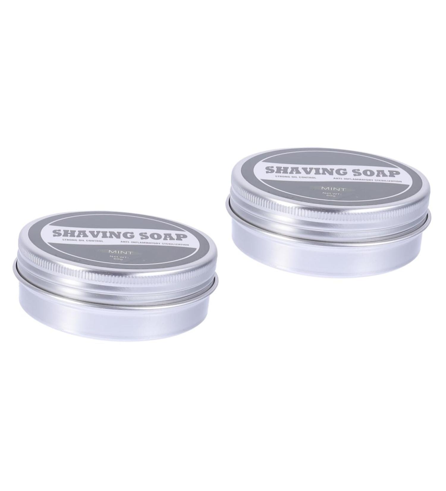 Frcolor Shaving Soap Foam - 2-Pack Facial Cleaner for Men | Razor Set & Facial Wash Soap - Buy Online on GoSupps.com