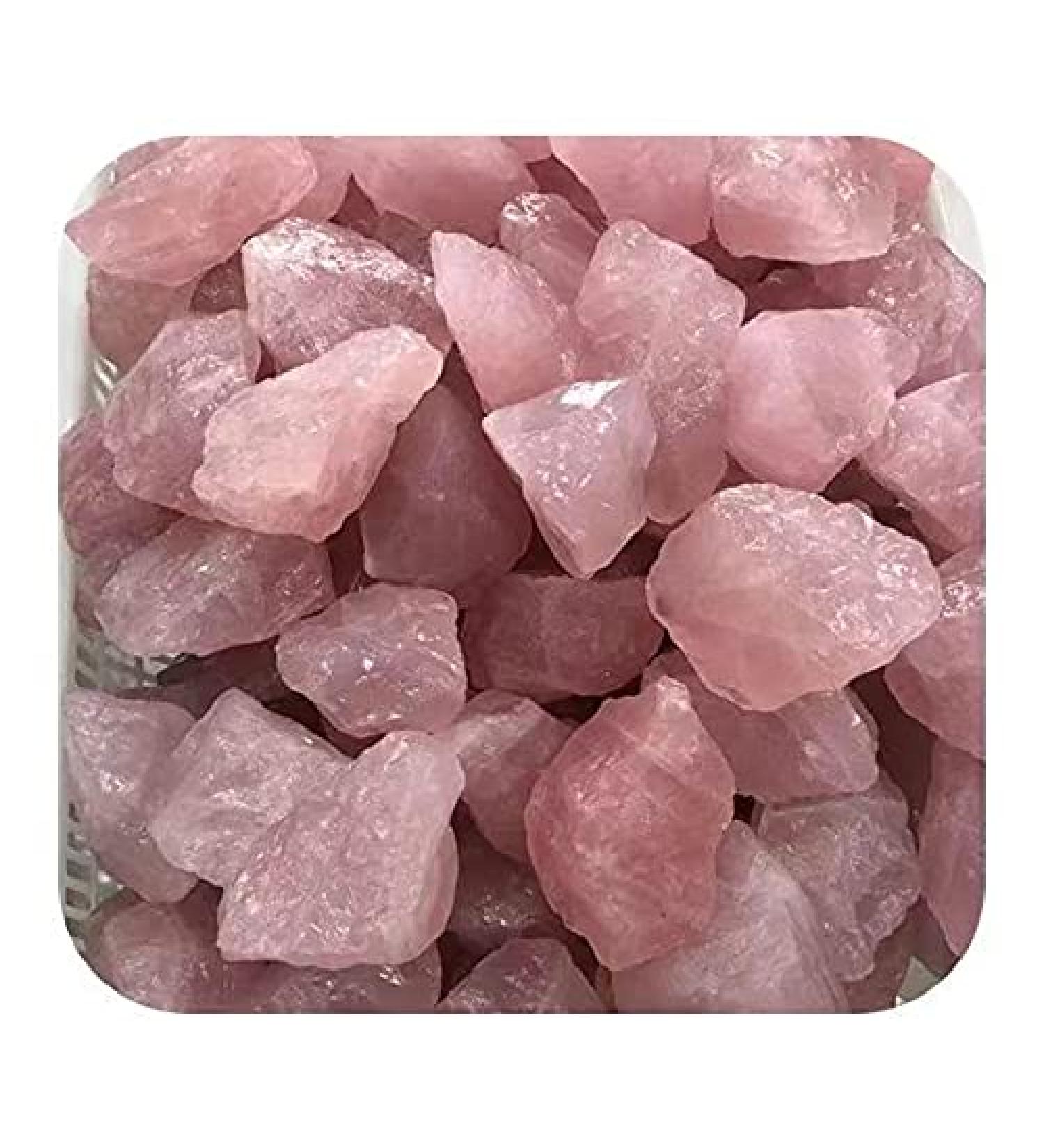 500g Natural Crystal raw Material Rough Rose Quartz Pink Quartz Stone Obelisk - Buy Online on GoSupps.com