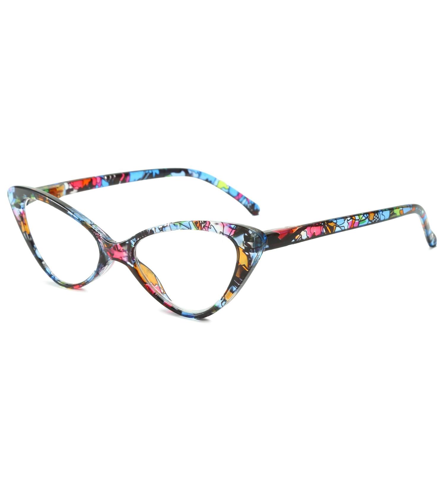 Lanomi Women s Cat Eye Reading Glasses Vintage Floral Pattern Lightweight 2.0x Visual Aid for Style & Comfort - Buy Online on GoSupps.com