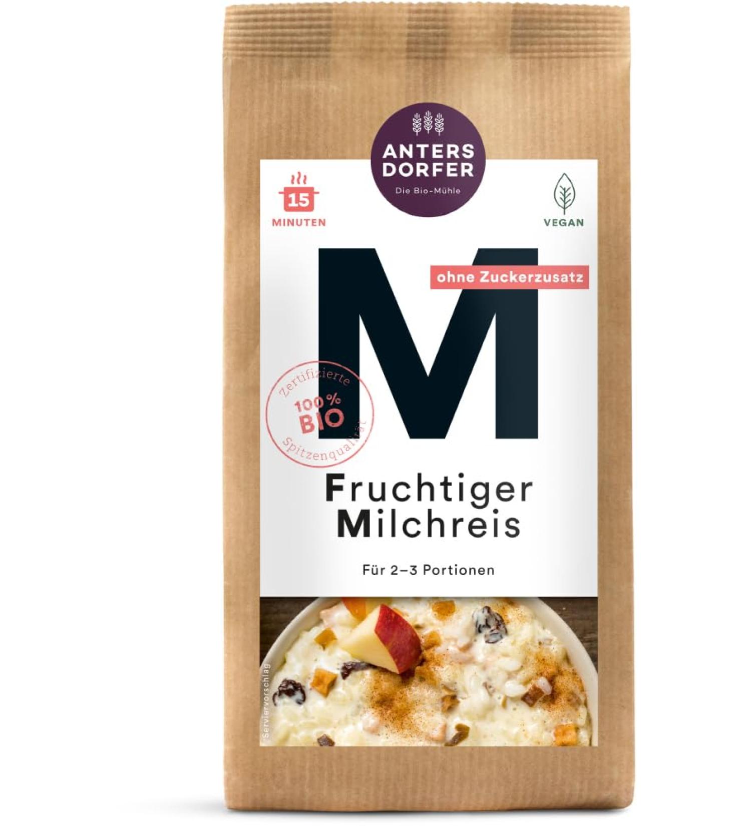 Antersdorfer Die BioM h Bio Organic Fruity Melkrijst 6 x 150 gr
