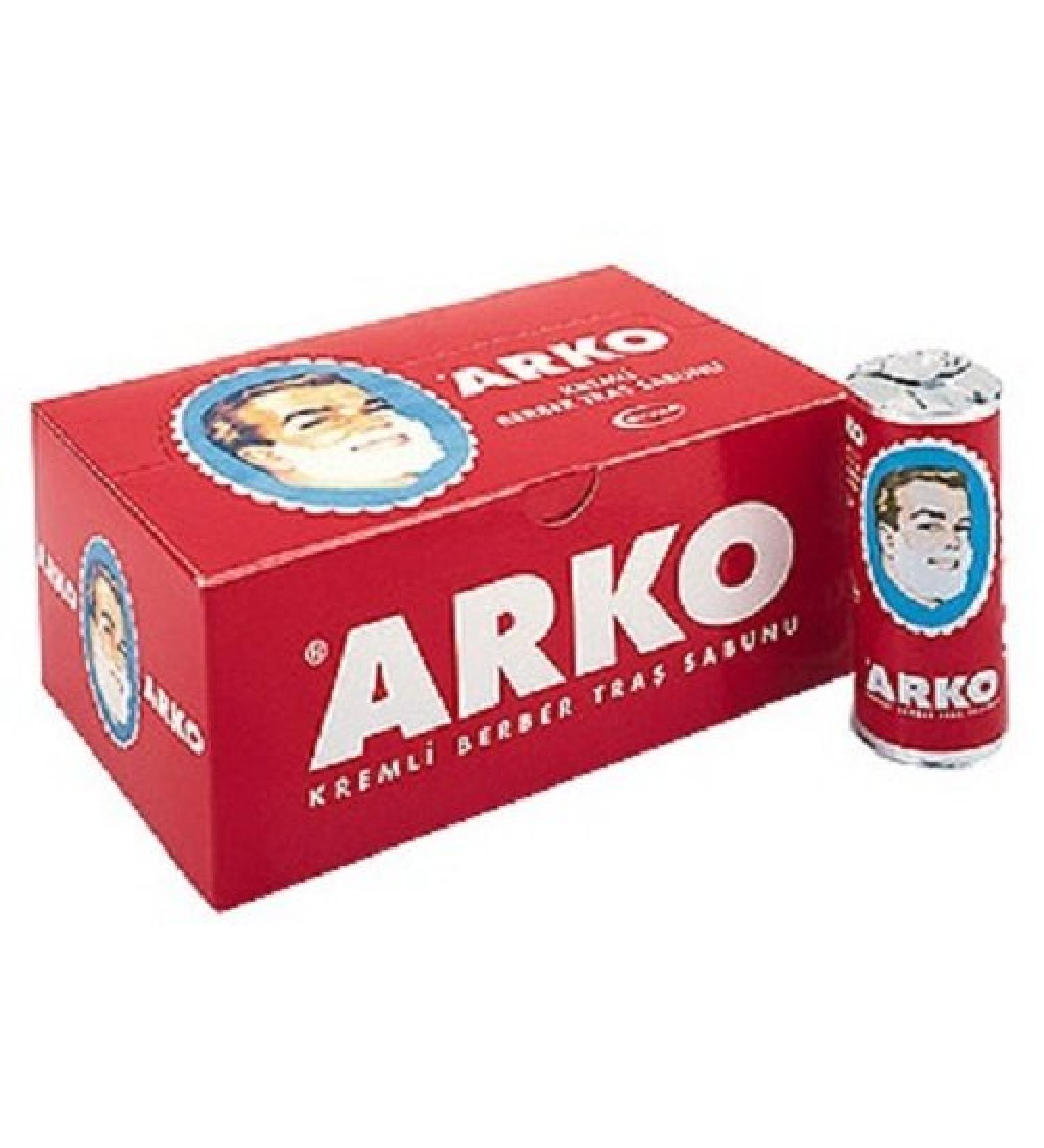 Arkopharma Arko Pack of 12 shaving soaps 75 ml