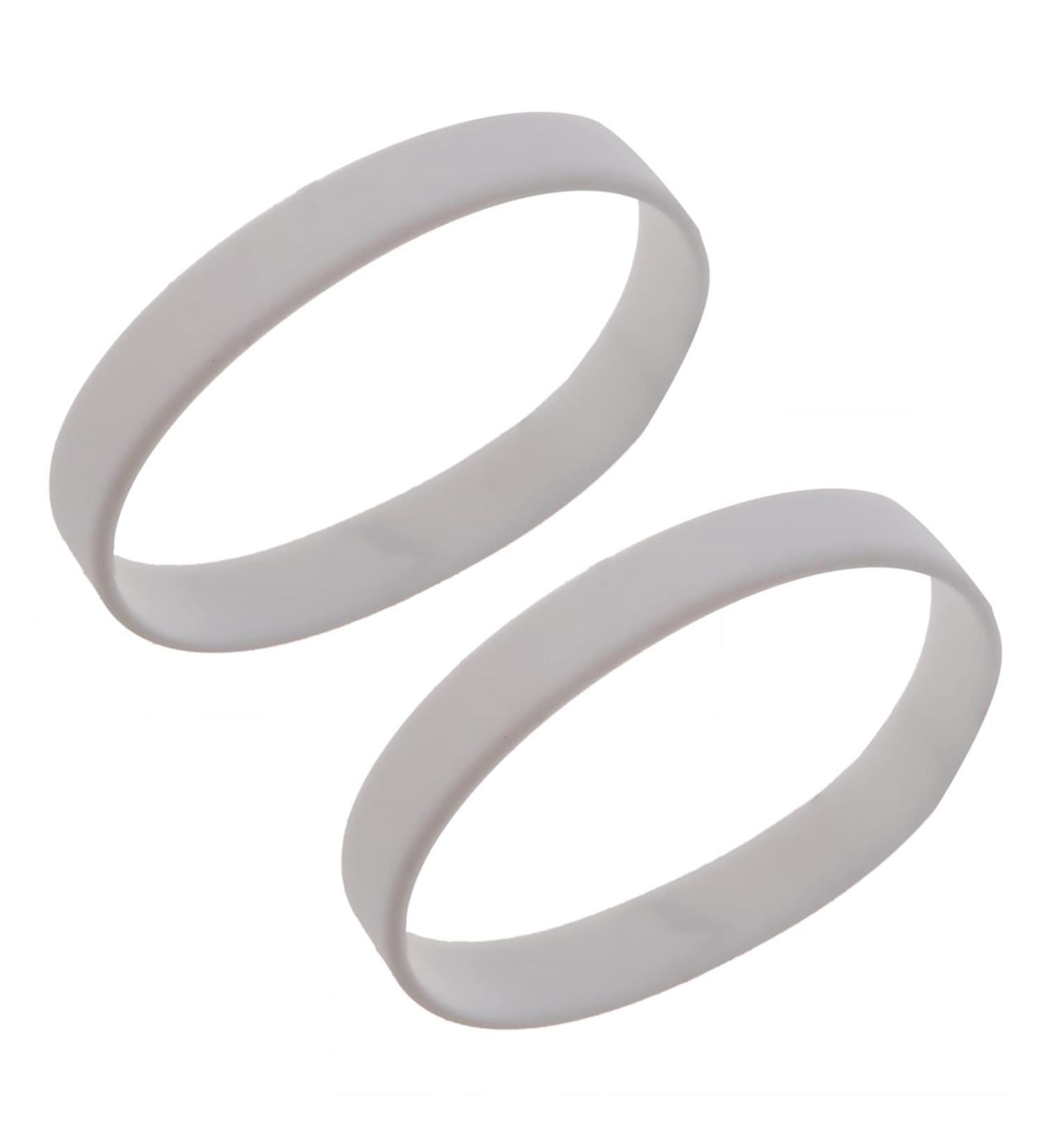Shop Janasiba 2X Fashion Silicone Rubber Elasticity Bracelet - Stylish Cuff Wristband Bangle for All Occasions | International Shipping Available - Buy Online on GoSupps.com