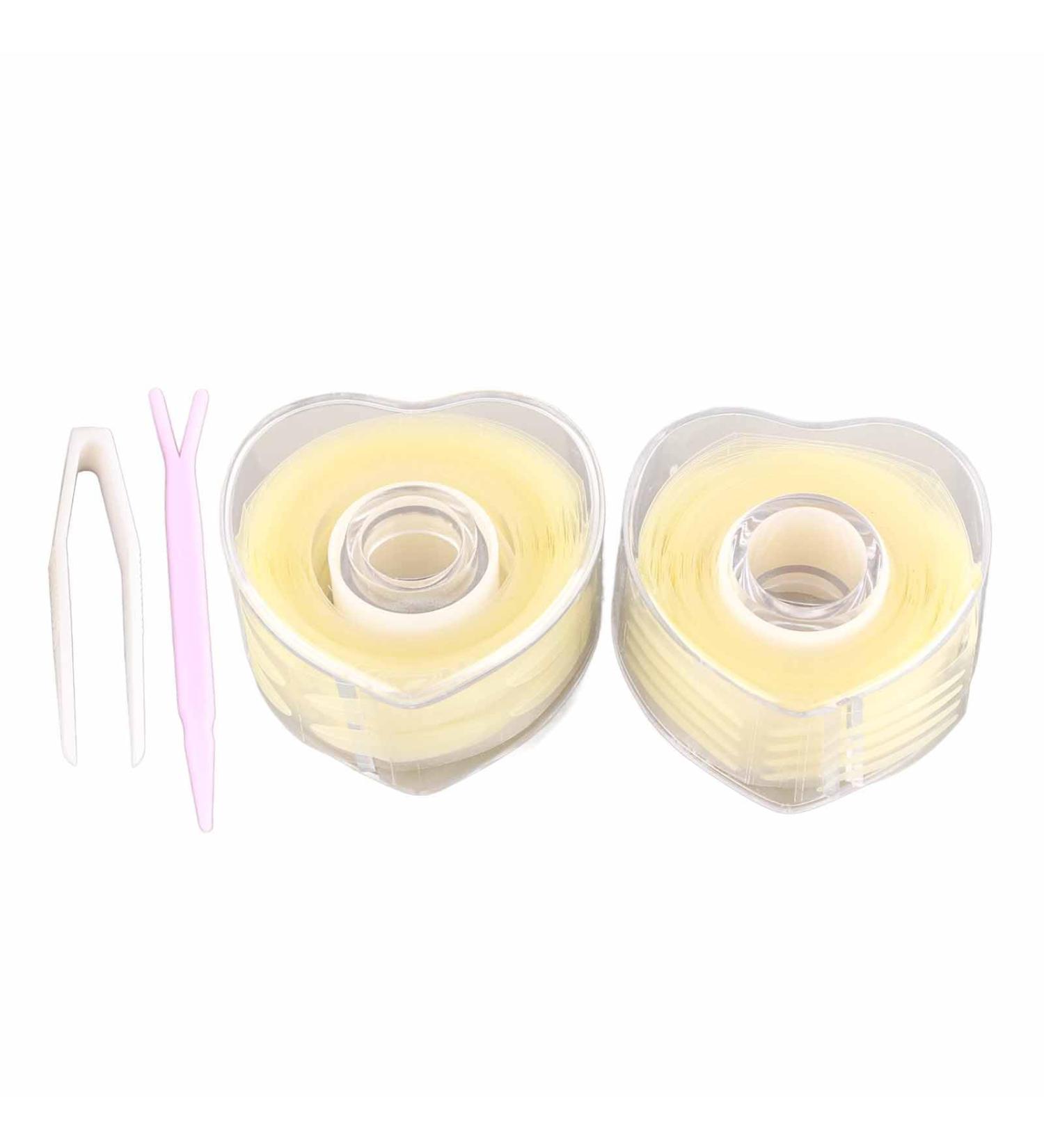 1200/600 Pairs Of Double Eyelid Tape Waterproof and Breathable Double Eyelid Stickers Unseen Self-Adhesive Double Eyelid Strip Eyelid Stickerswith Fork Rod and Tweezers - Buy Online on GoSupps.com