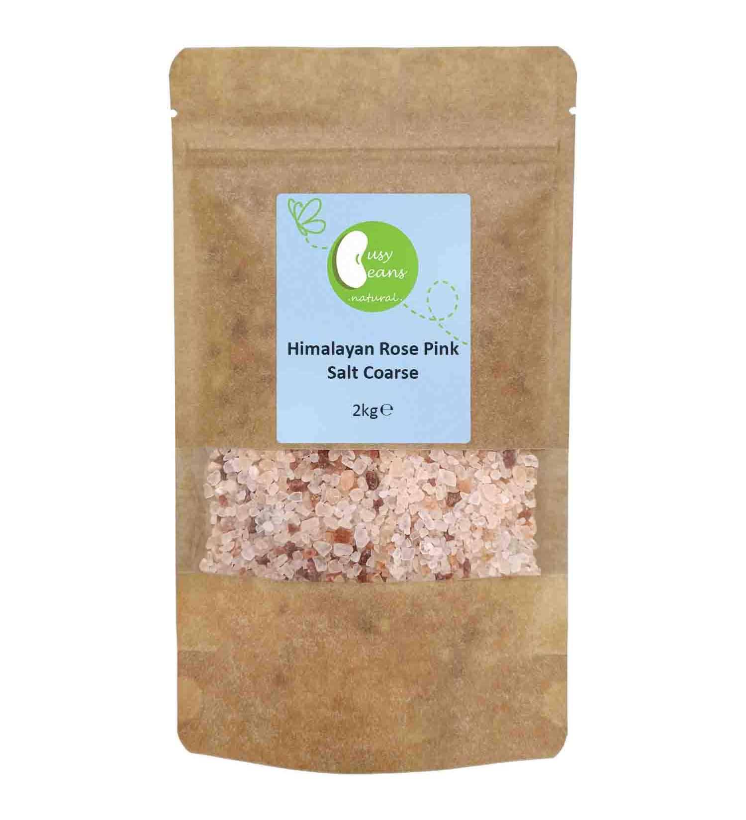 Himalayan Rose Pink Crystal Salt Coarse - by Busy Beans (2kg)