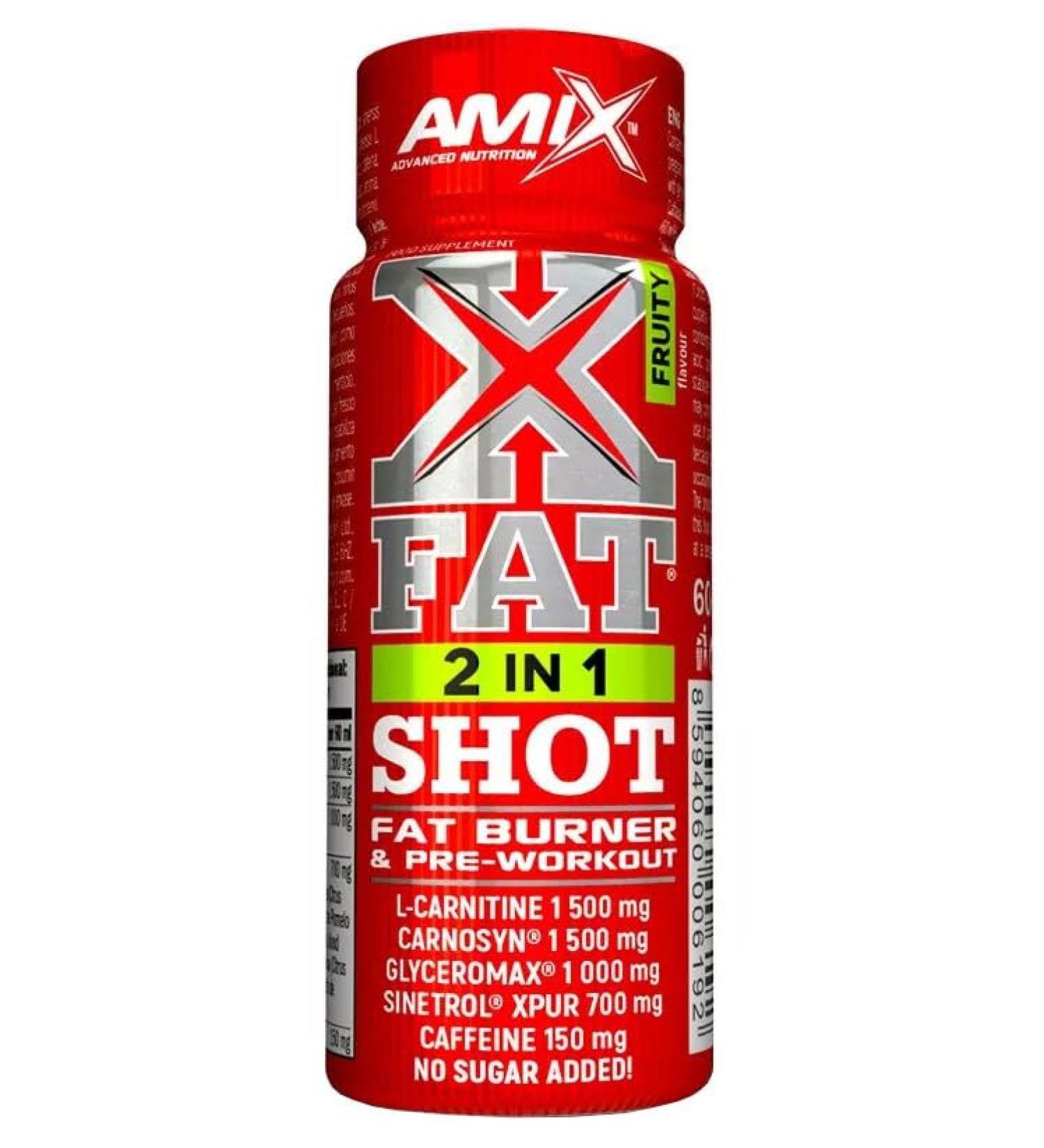 AMIX at 2in1 shot 20 flacons x 60 ml Fruity