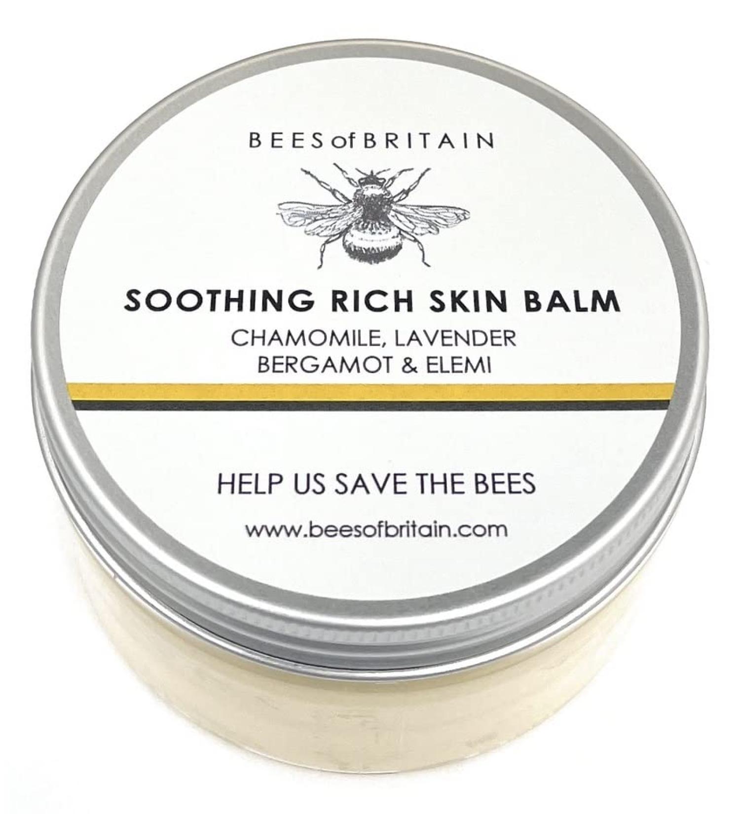 100% Natural Soothing Skin Balm | Shea & Cocoa Butter | Beeswax | Supports Bees | 100ml - Buy Online on GoSupps.com