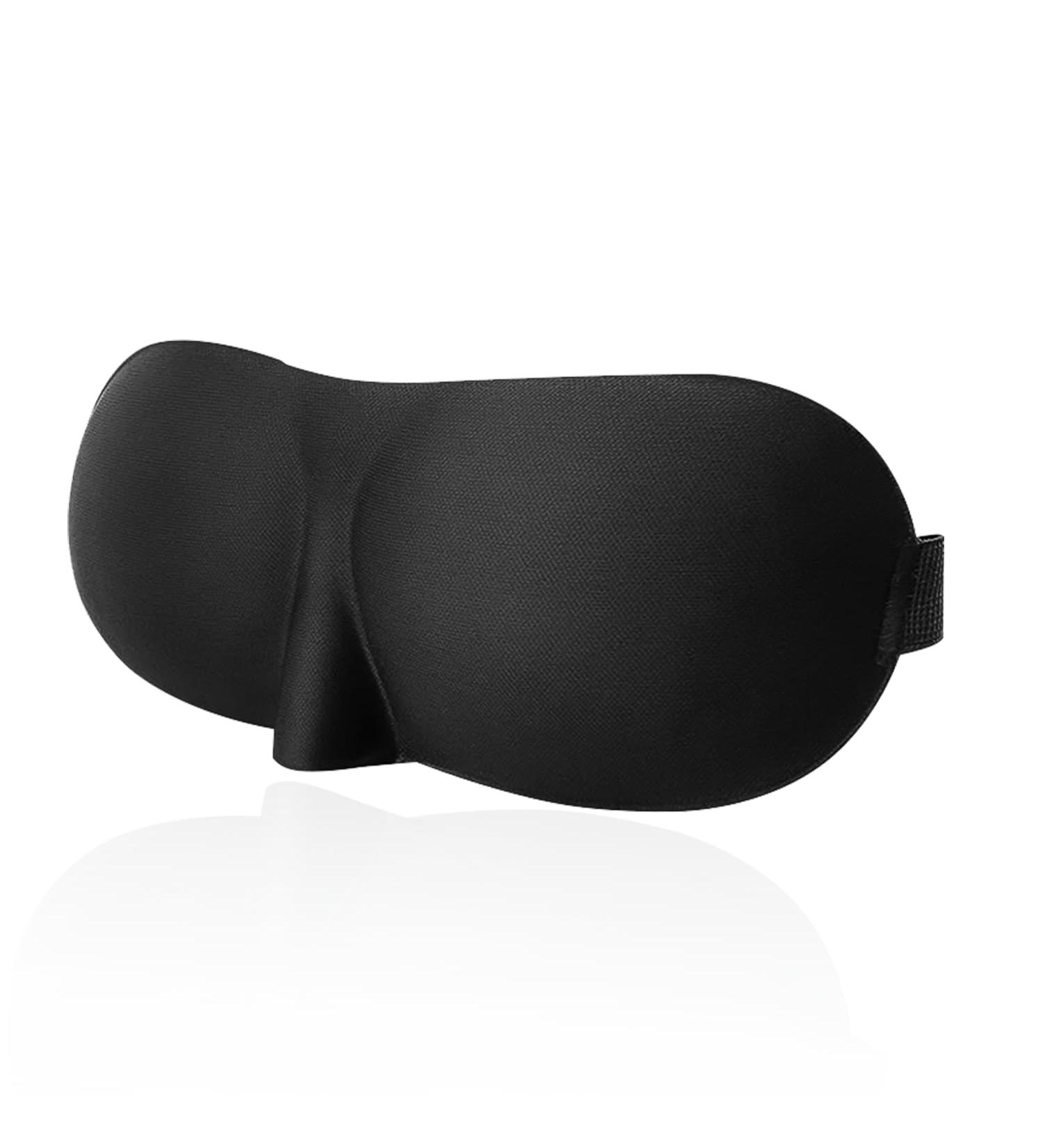 Sleep Masks for Men & Women - Blackout Eye Cover for Travel 3D Sleep Mask for Side Sleepers Adjustable Soft Blindfold - Buy Online on GoSupps.com