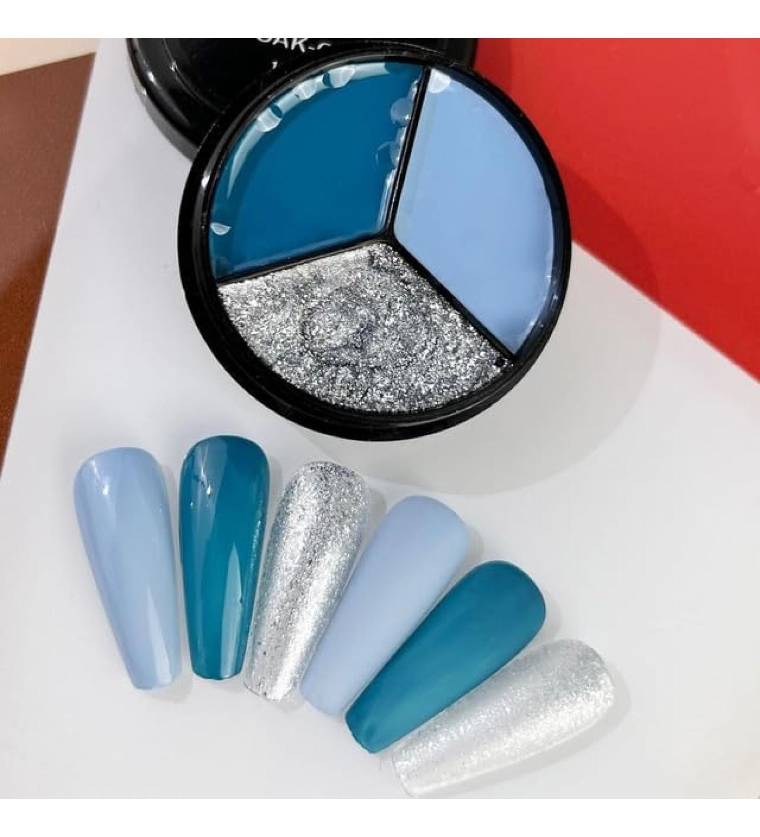 Summer Macaron Solid Cream Gel Nail Polish Palette for Nail Art Design Japanese No Flowing Soak Off UV LED Mud Gel Varnish - (Color: 5gx3Colors-Set43) - Buy Online on GoSupps.com