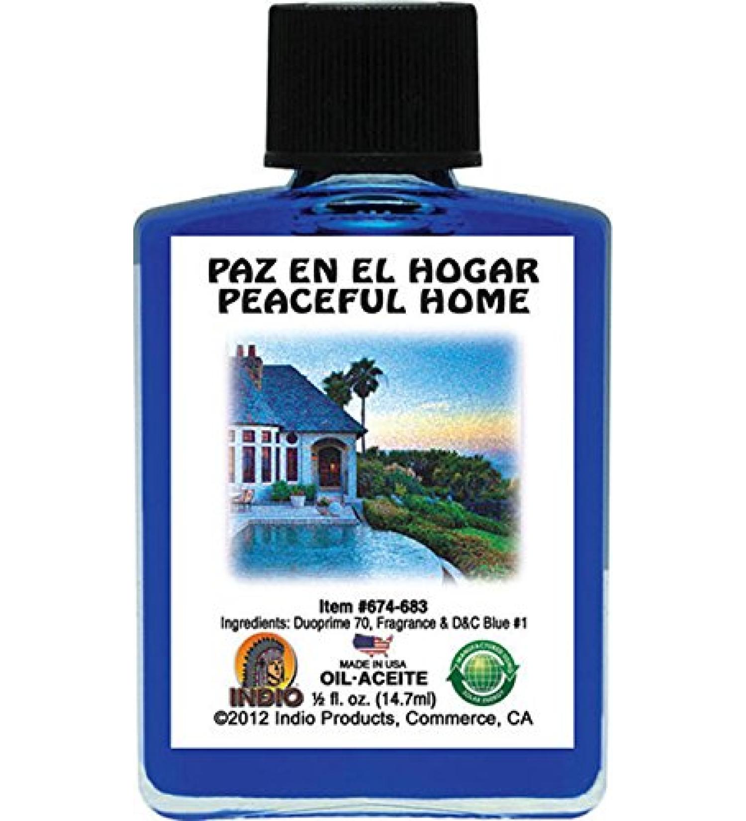 INDIO Oil- Peaceful Home 1/2oz