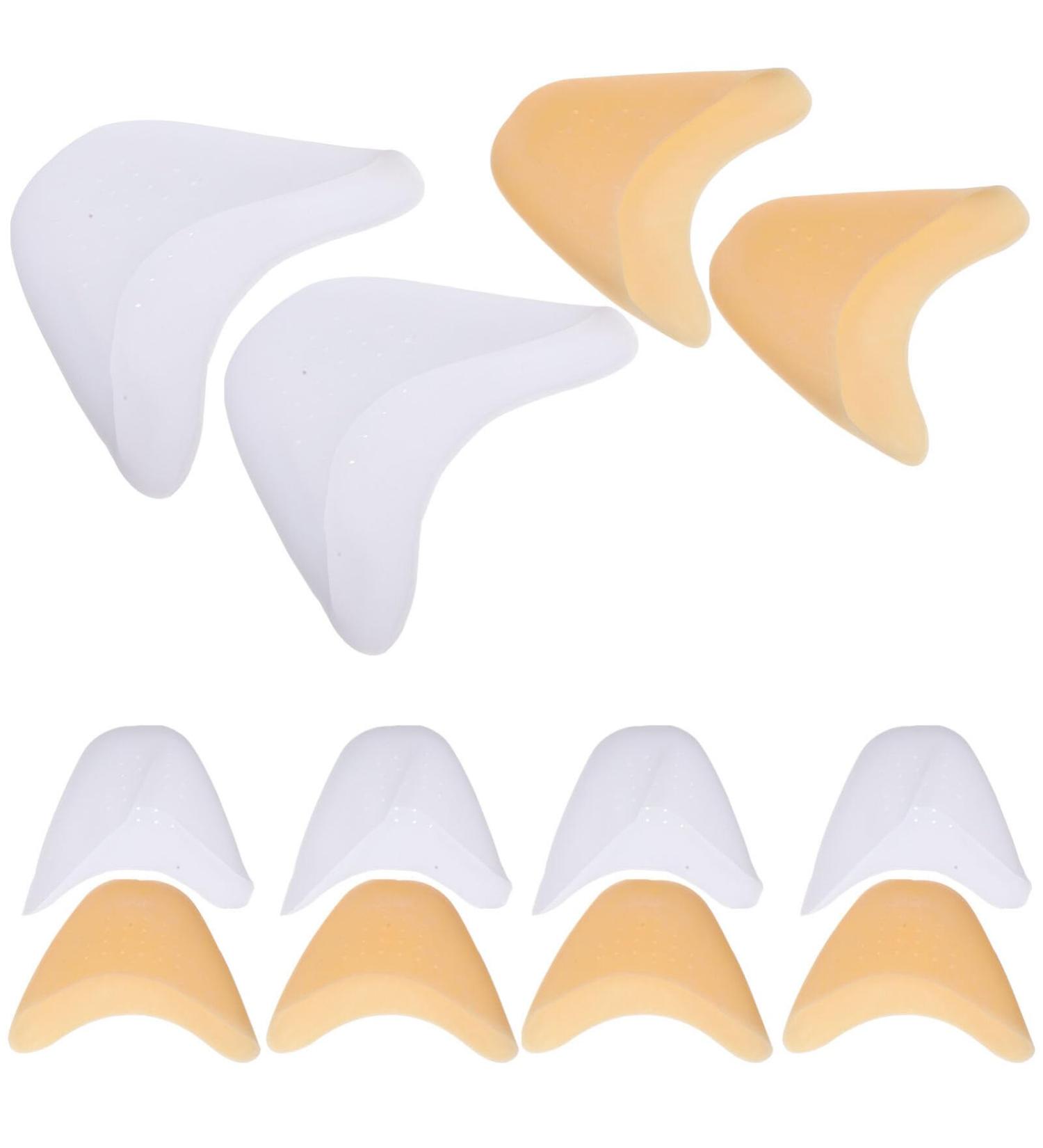 Soft Silicone Gel Toe Covers - 6 Pairs for Women | High Wedges, Ballet Dance, Pointe Shoes Toe Pads - Buy Online on GoSupps.com