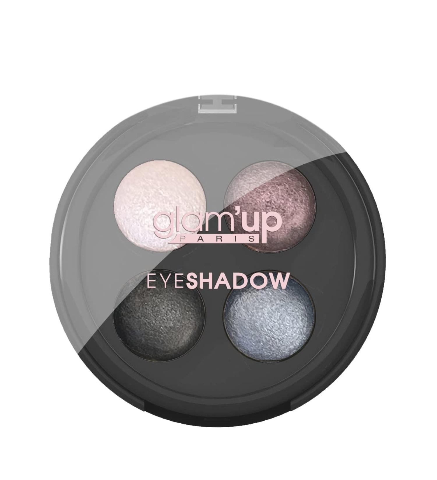 Glam'Up Paris - Quattro Eyeshadows - 4 Assorted Eyeshadow Palette - Intense Pigments - Long Lasting - Easy to Apply - 4 Your Eyes - N 3-8 g - Buy Online on GoSupps.com