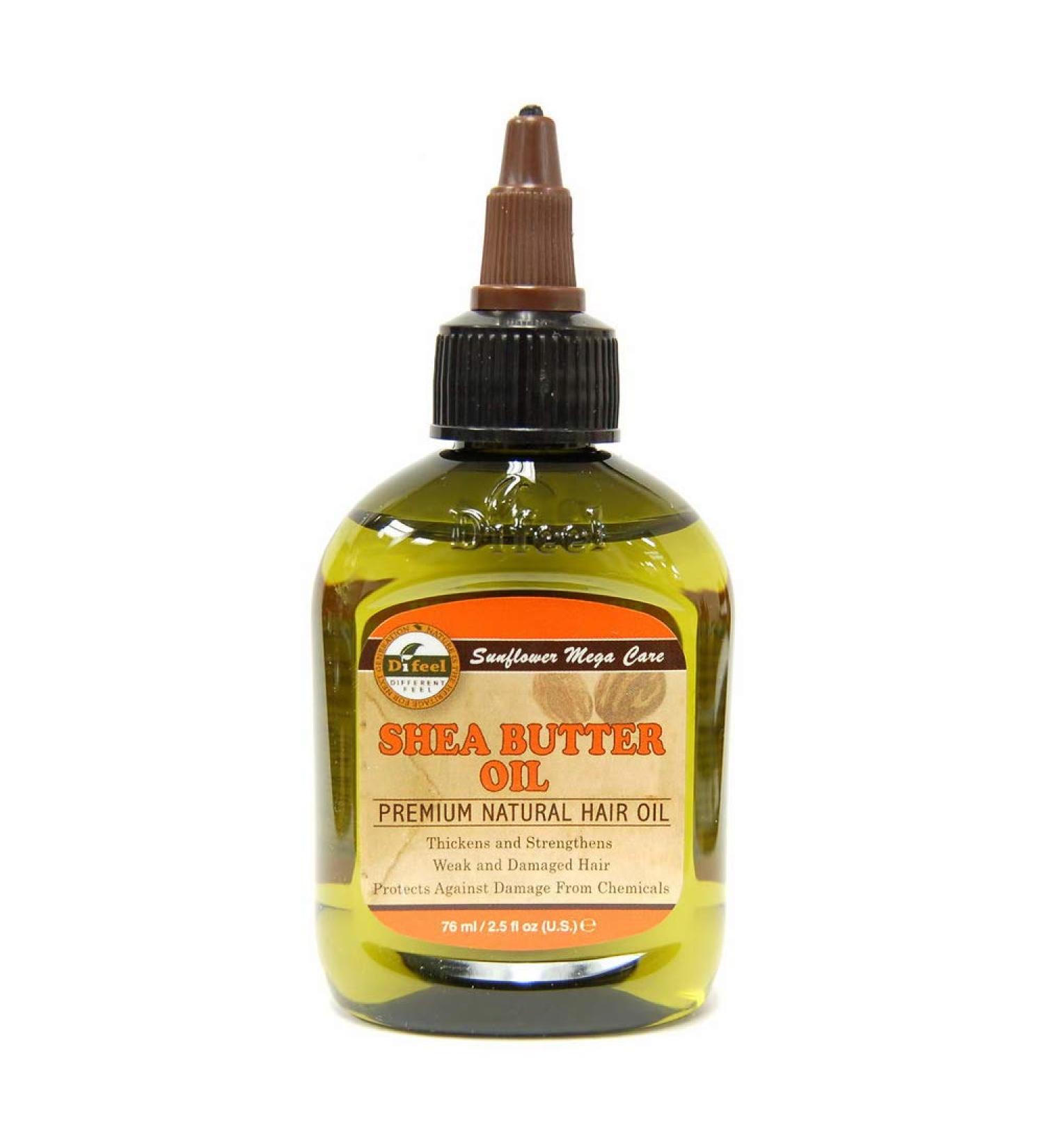 Difeel Premium Natural Hair Oil with Shea Butter - 2.5 oz - Buy Online on GoSupps.com