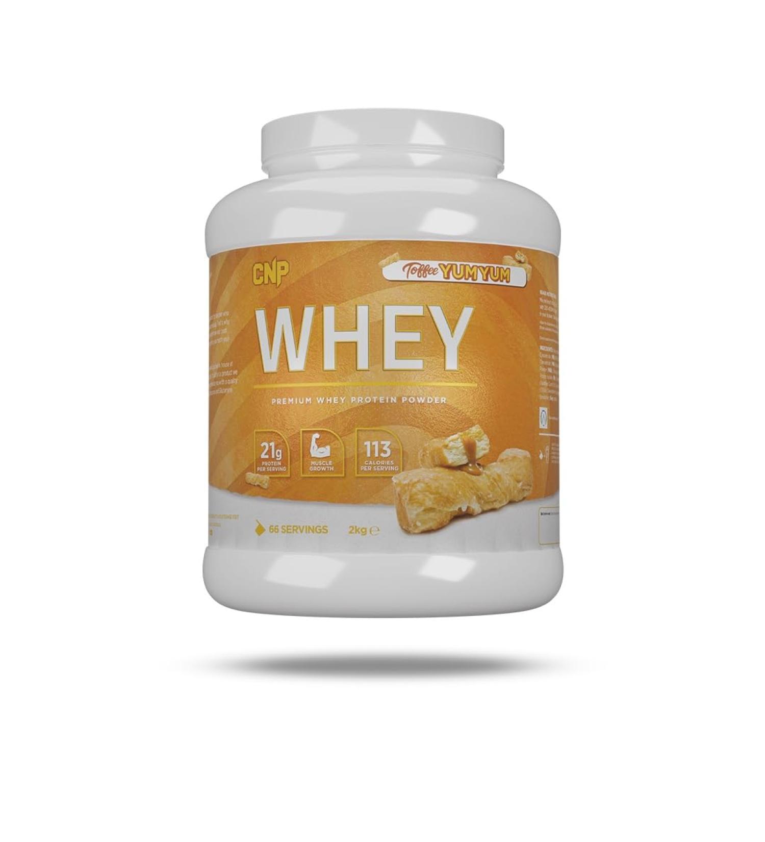 CNP Professional CNP Professional Premium Whey Protein Powder 2 kg and 900 g 21 g of protein low carbohydrate easy to digest 66/30 servings vegetarian halal 12 flavors - Buy Online on GoSupps.com