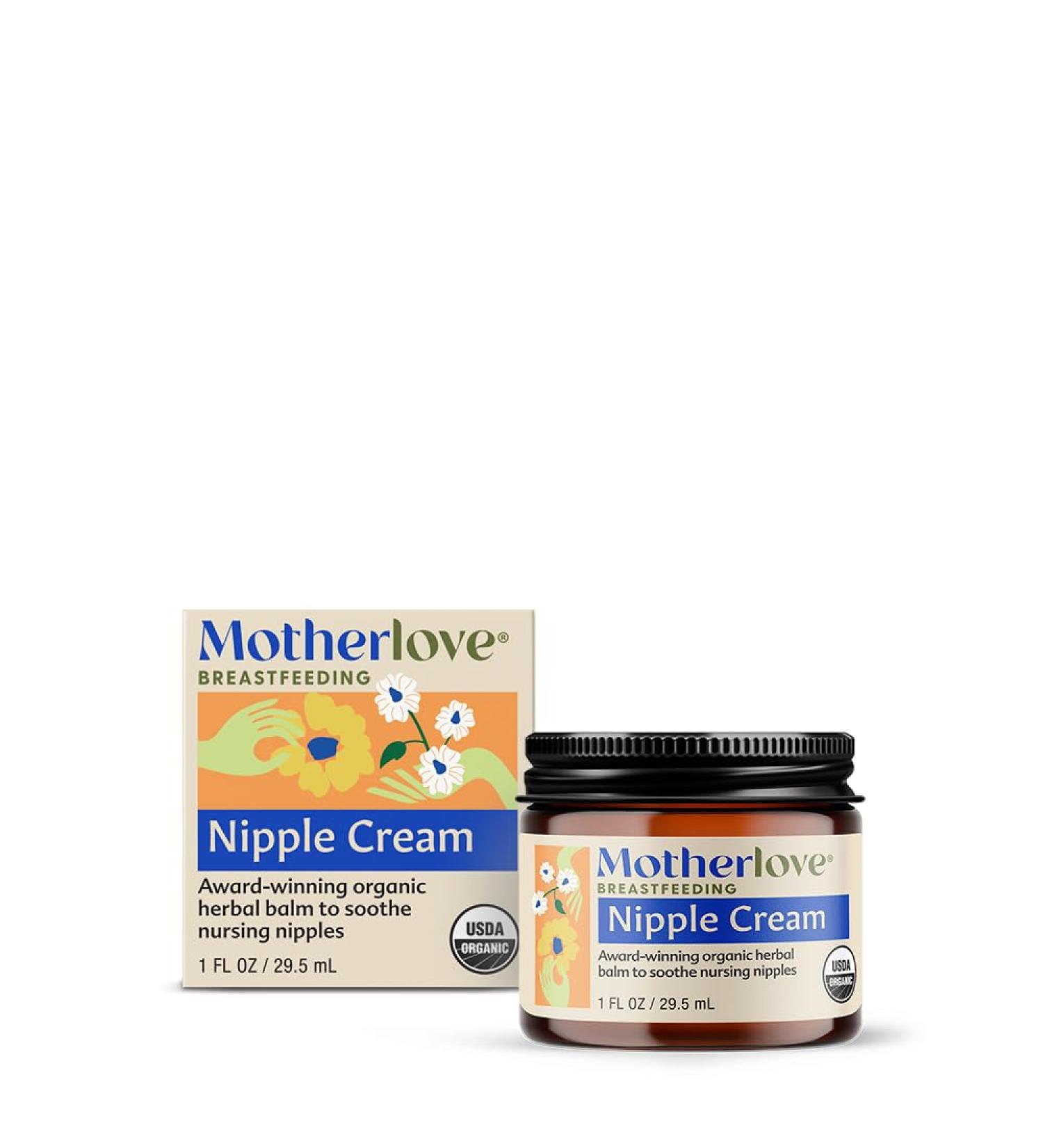 Motherlove Herbal Nipple Cream (1 oz) - Organic Soothing Relief for Nursing Moms | International Shipping Available - Buy Online on GoSupps.com