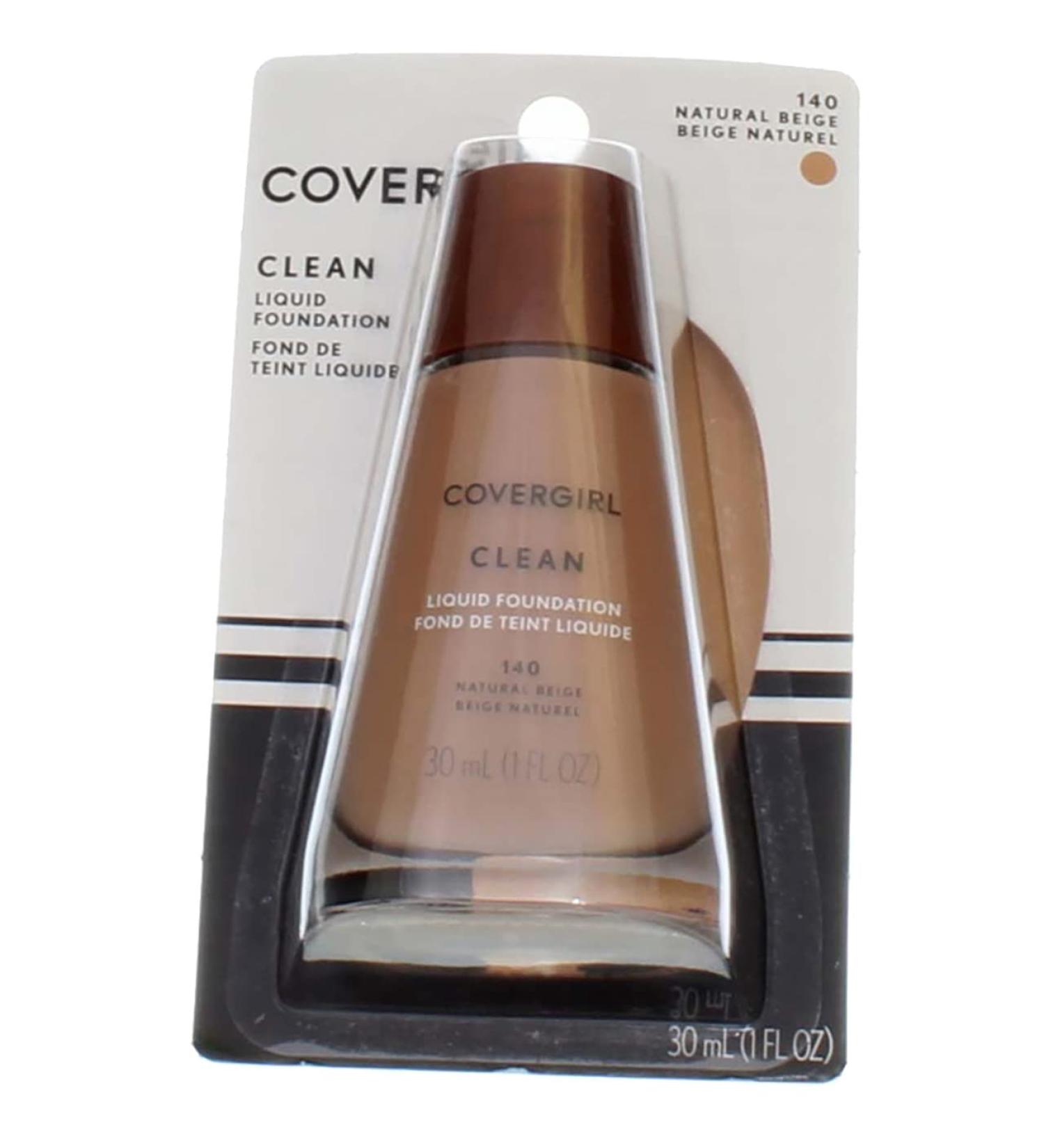 CoverGirl Clean Normal Skin Foundation 140 Natural Beige - 1 oz - Buy Online on GoSupps.com