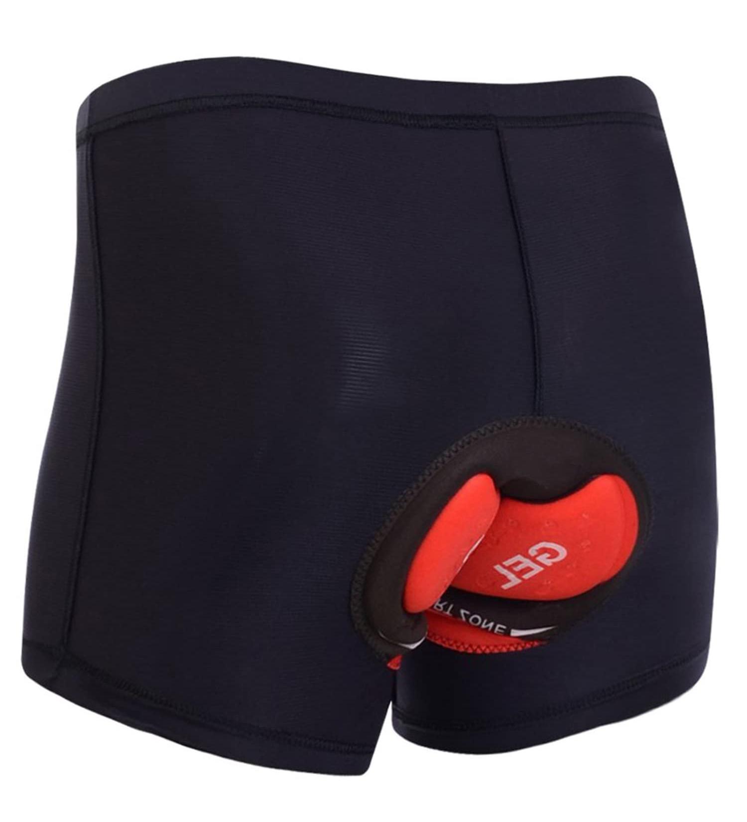 Shop Cycorld Men's Padded Bicycle Pants - Breathable Cycling Shorts with Cushion - XXL Black - Buy Online on GoSupps.com