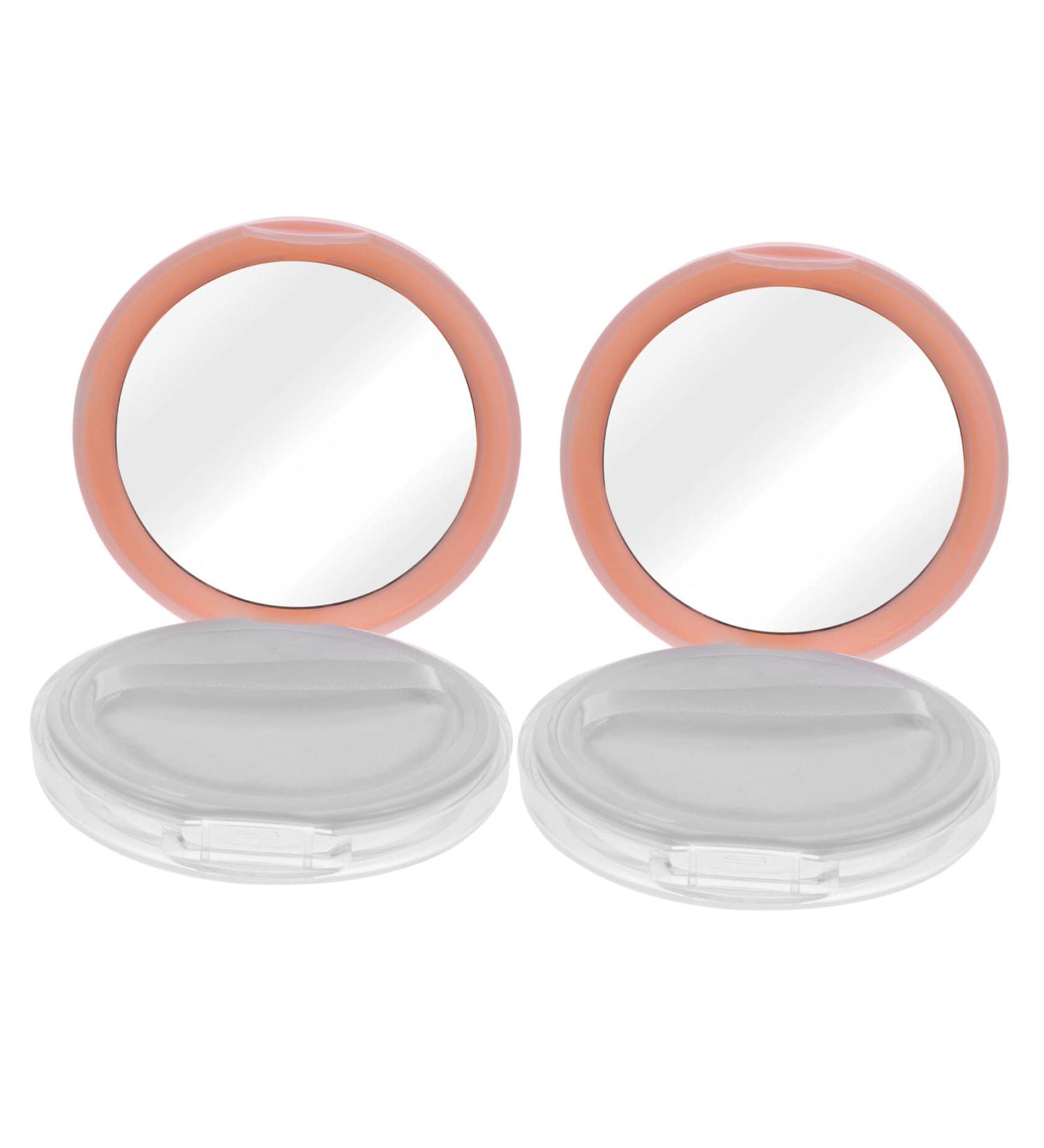 FOMIYES 2pcs Powder Box Cosmetics Makeup Powder Holder Loose Powder Cases 3g Ultra Thin Distribution Box Pink 7.6X1.6X1.6CM - Buy Online on GoSupps.com