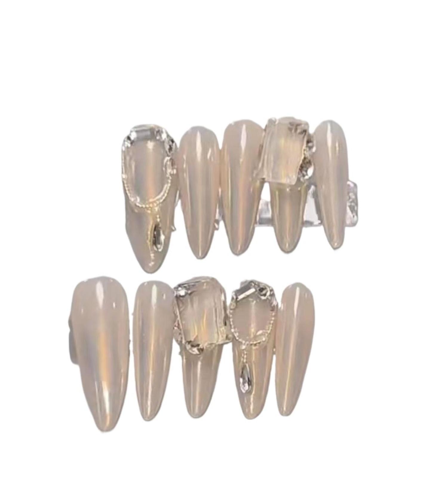 Temperament manicure new handmade minimalist luna nail patch.(S) - Buy Online on GoSupps.com