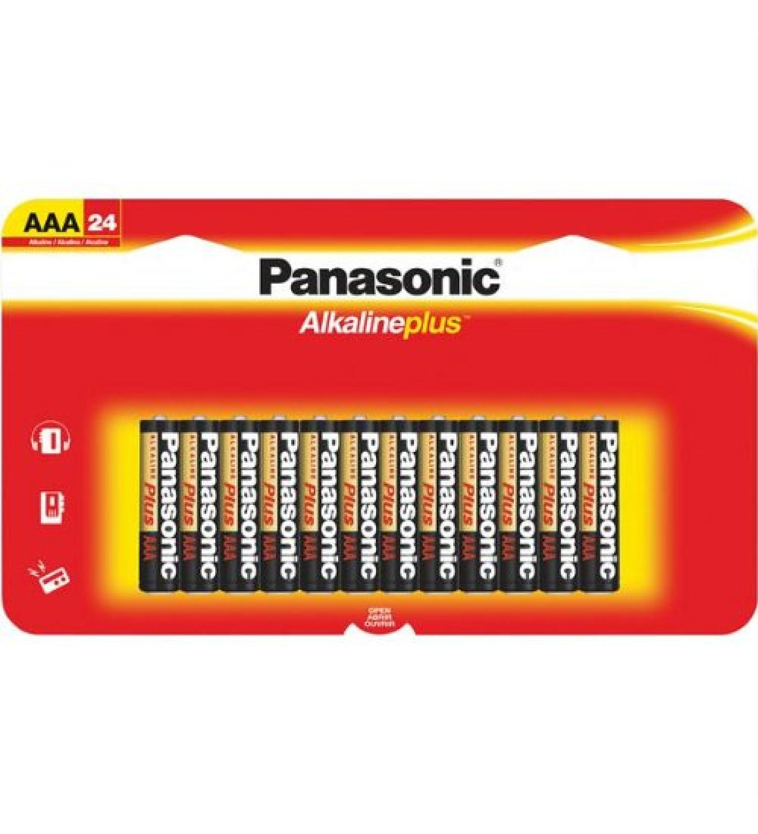 24PK AAA ALKALINE PLUS BATTERY LONG LASTING POWER FOR EVERYDAY USE
