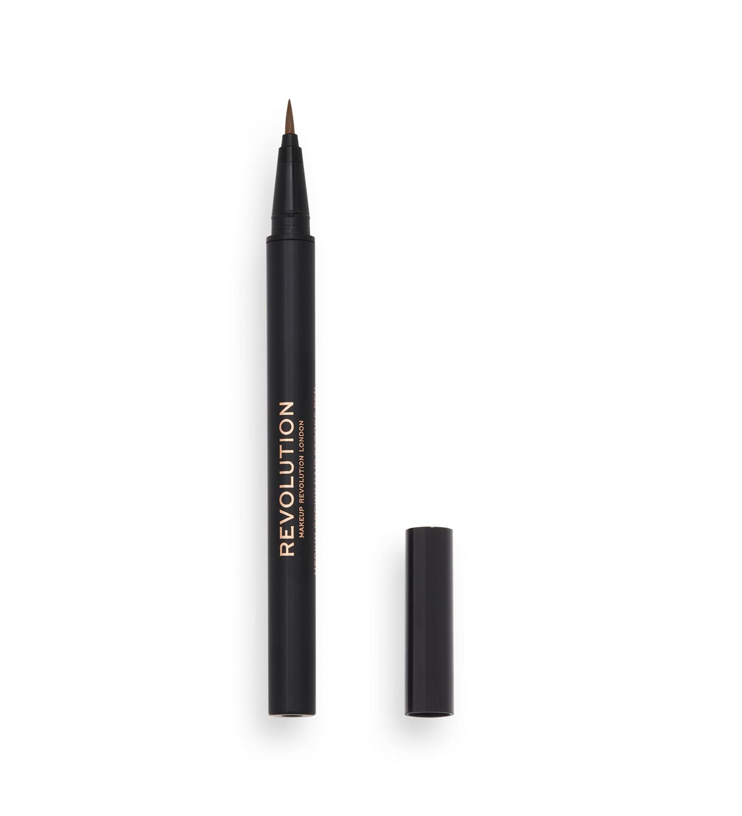 Makeup Revolution Hair Stroke Eyebrow Pencil - Light Brown 0.5ml | International Shipping - Buy Online on GoSupps.com