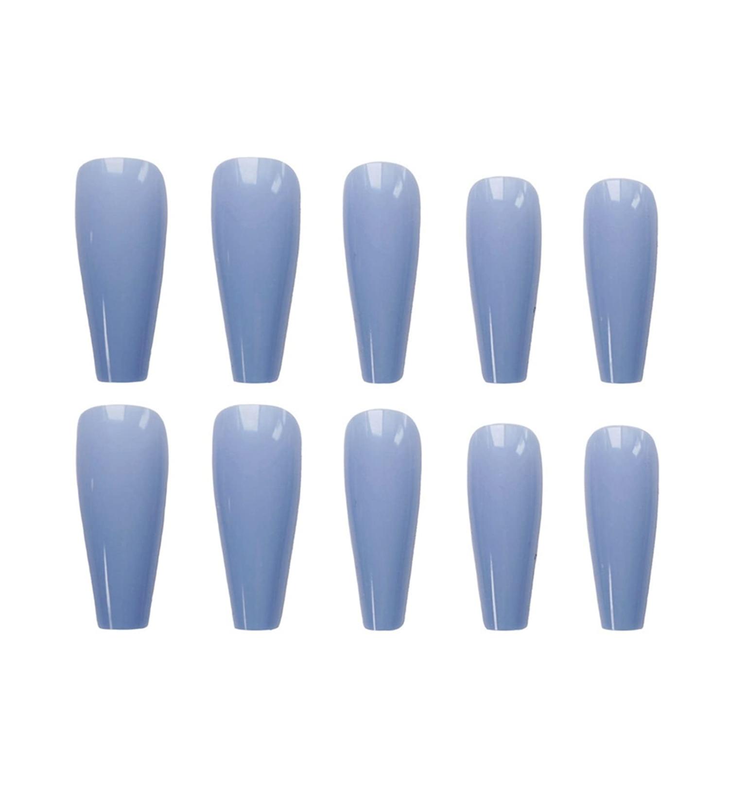 Chtom Pumpkin Blue Grinding Tablet Wearing a Nail Sticker 1 Tablets 24 Megail Stickers