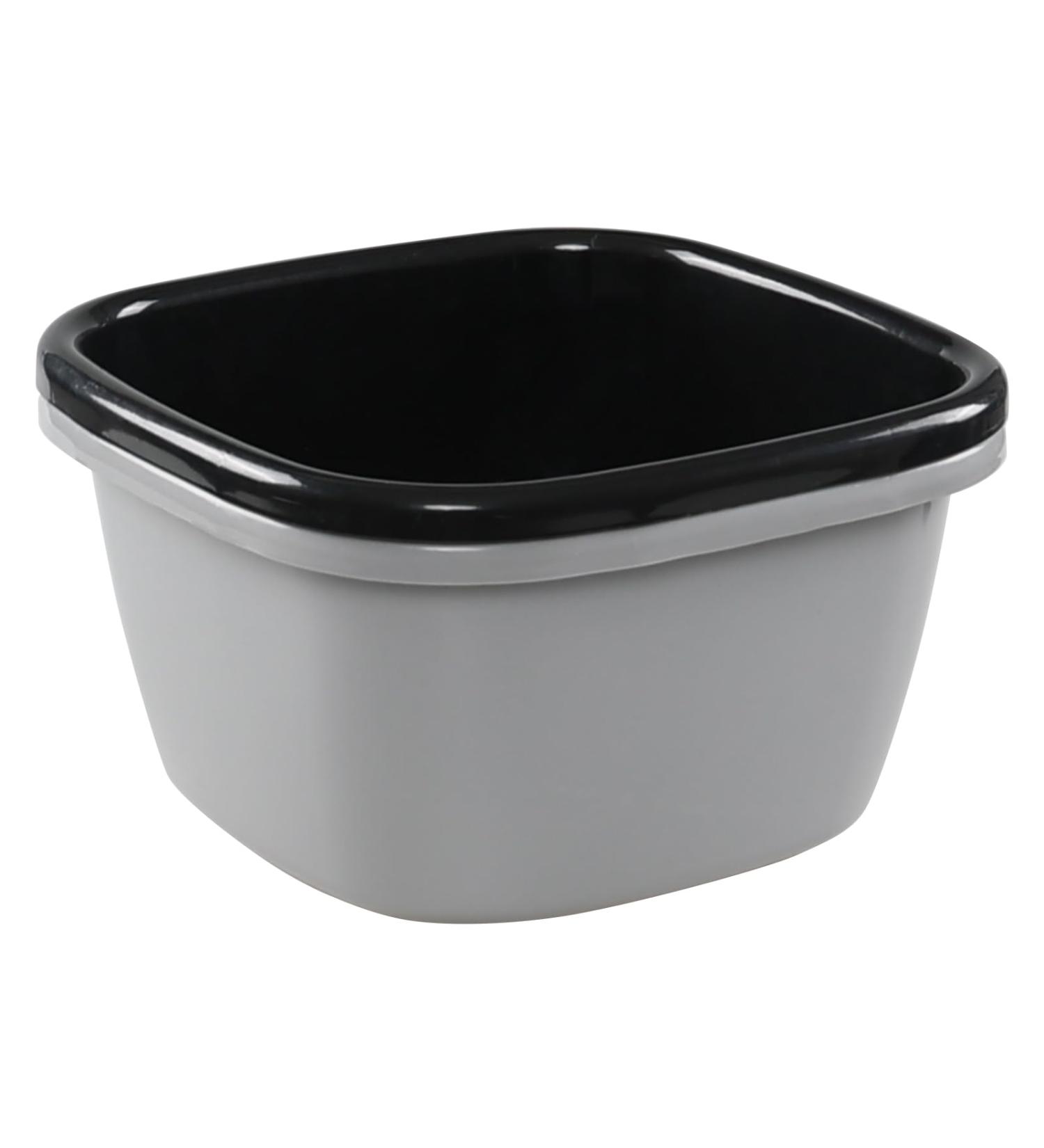 Inhouse 18 Quart Plastic Washing Basin Large Dish Pan Basins 2 Packs - Buy Online on GoSupps.com