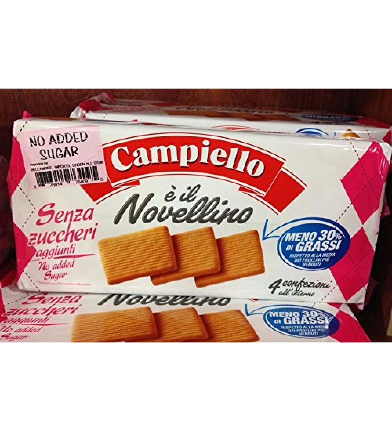 (Pack of 3) Italian Campiello Sugar Free Cookie Senza Zuccheri 350g