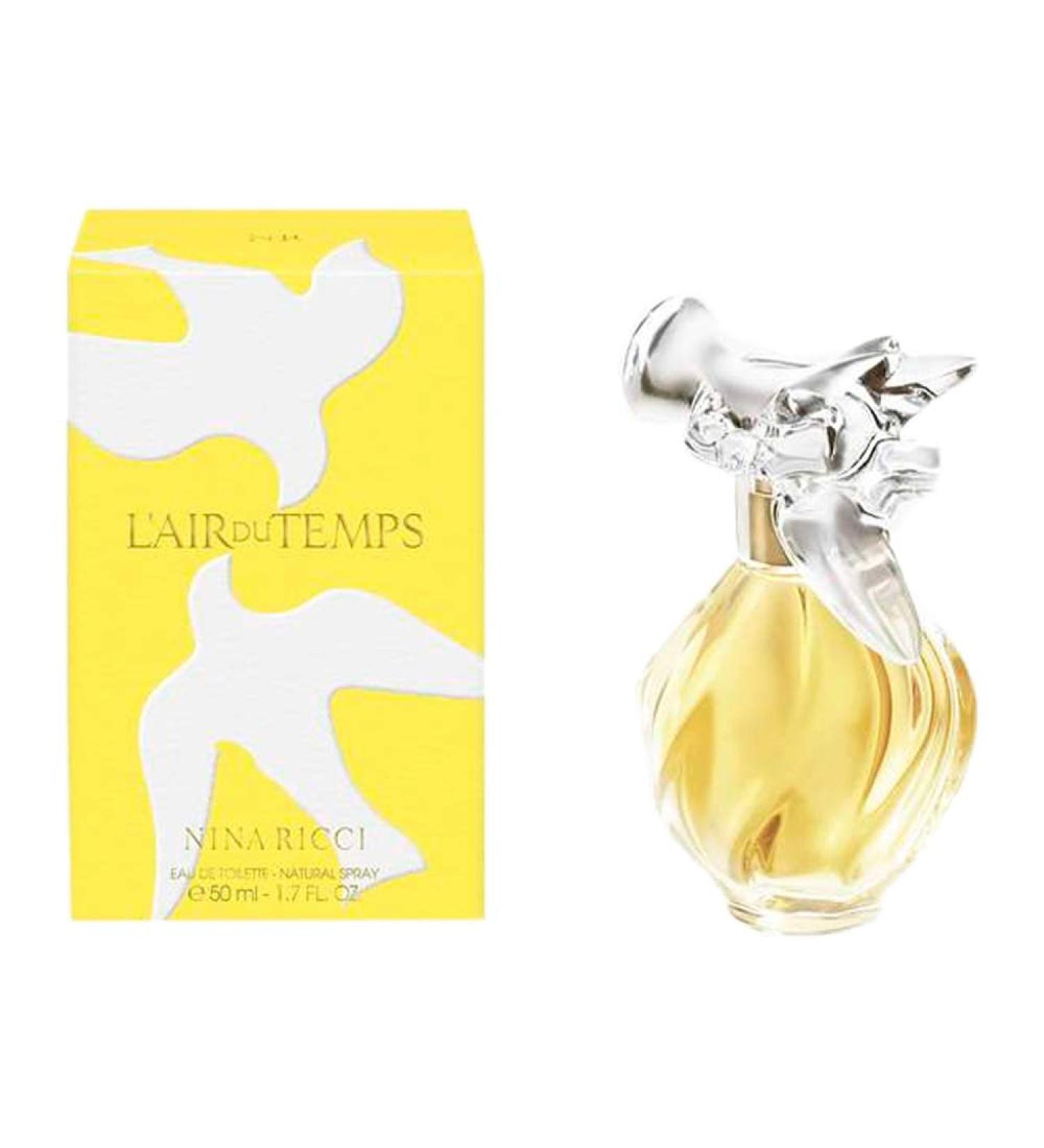 Nina Ricci L'Air Du Temps Perfume For Women - Floral Fragrance Mist - Opens With Notes Of Carnation And Aldehydes - Blended With Rose And Neroli - Long Lasting Scent - Eau De Toilette Spray - 1.7 Oz 1.7 Fl Oz (Pack of 1)
