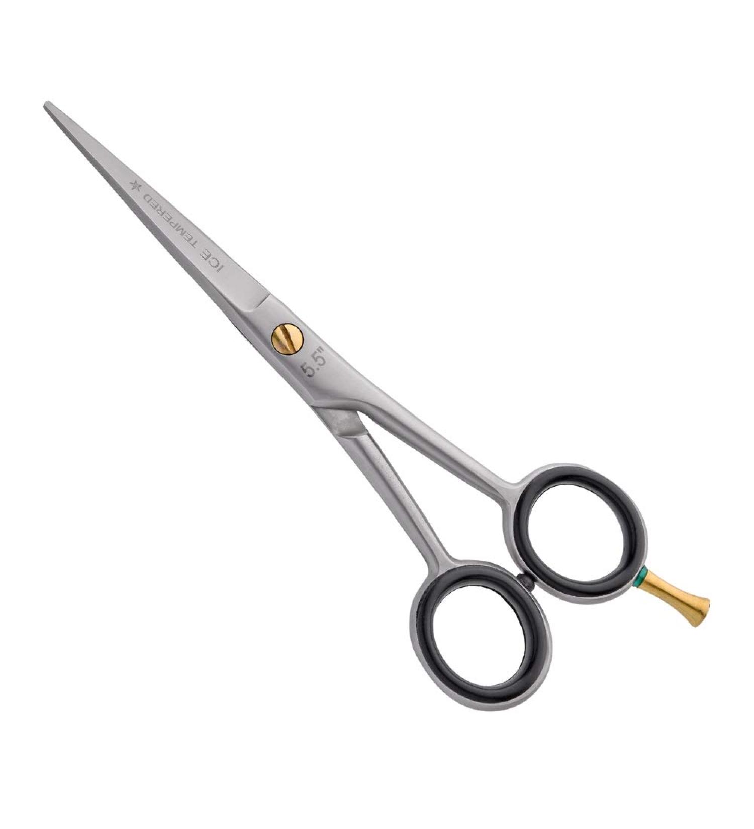 Otto Herder 5.5 Extra Sharp Hairdressing Scissors - Precision Hair Cutting with One-Sided Microcover & Golden Screw - Buy Online on GoSupps.com
