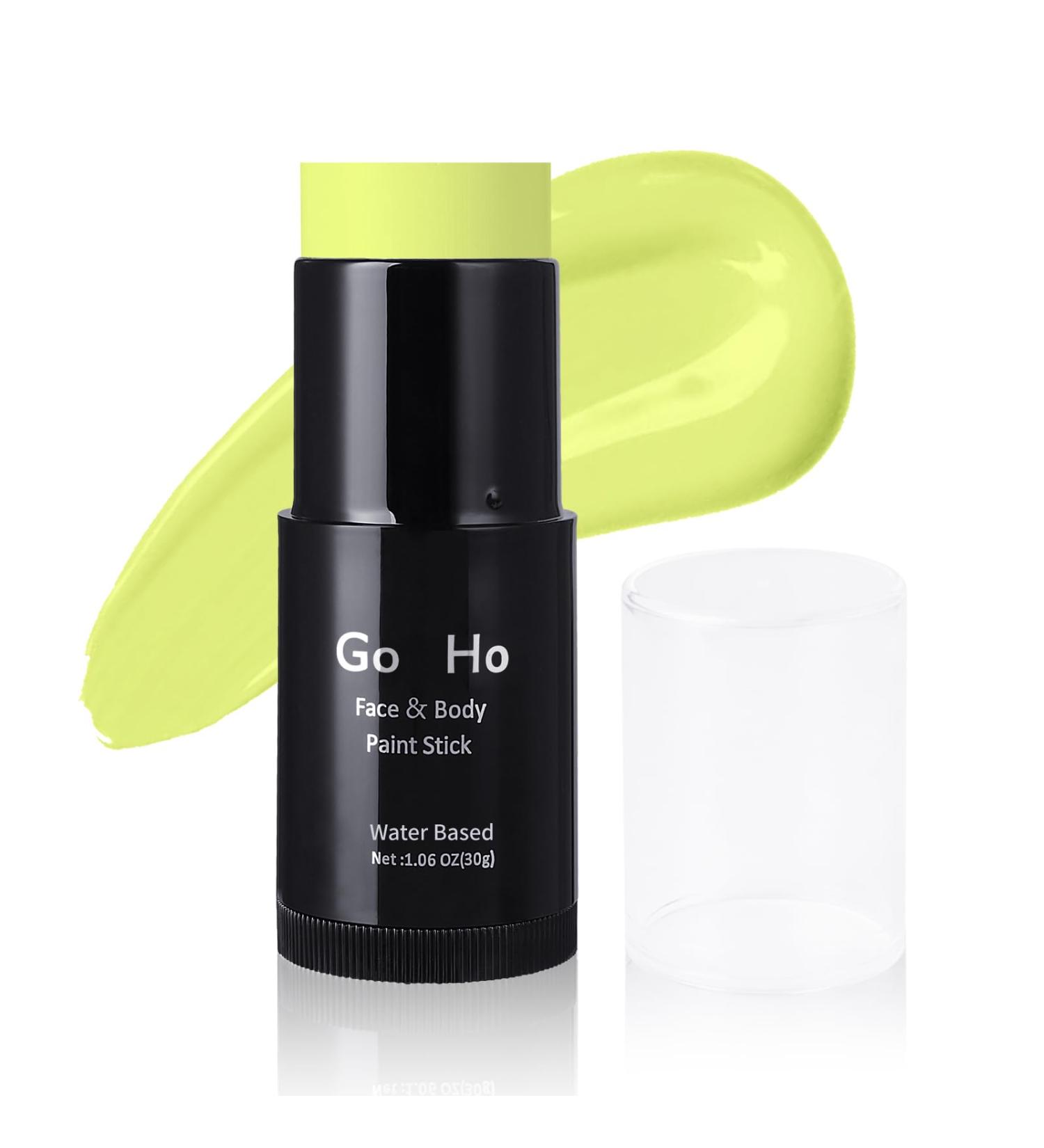 Washable Yellow Face Paint Stick | Non-Toxic Cream Makeup Stick for Theater, Halloween, Cosplay | 1.06 Oz Full-Coverage Body Paint - Buy Online on GoSupps.com
