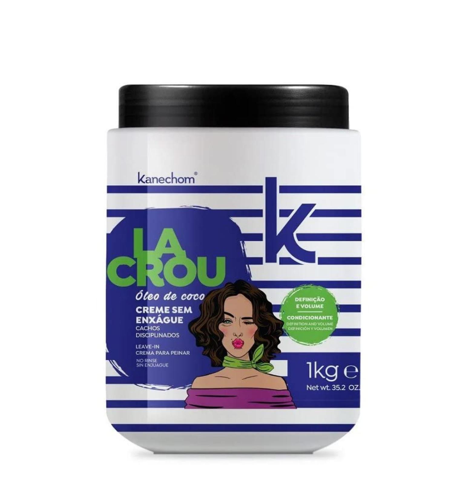 Linha Tendencias - Creme para Pentear Lacrou com Oleo de Coco 1 Kg - (Trends Collection - Slay Combing Cream with Coconut Oil Net 35.27 Oz)