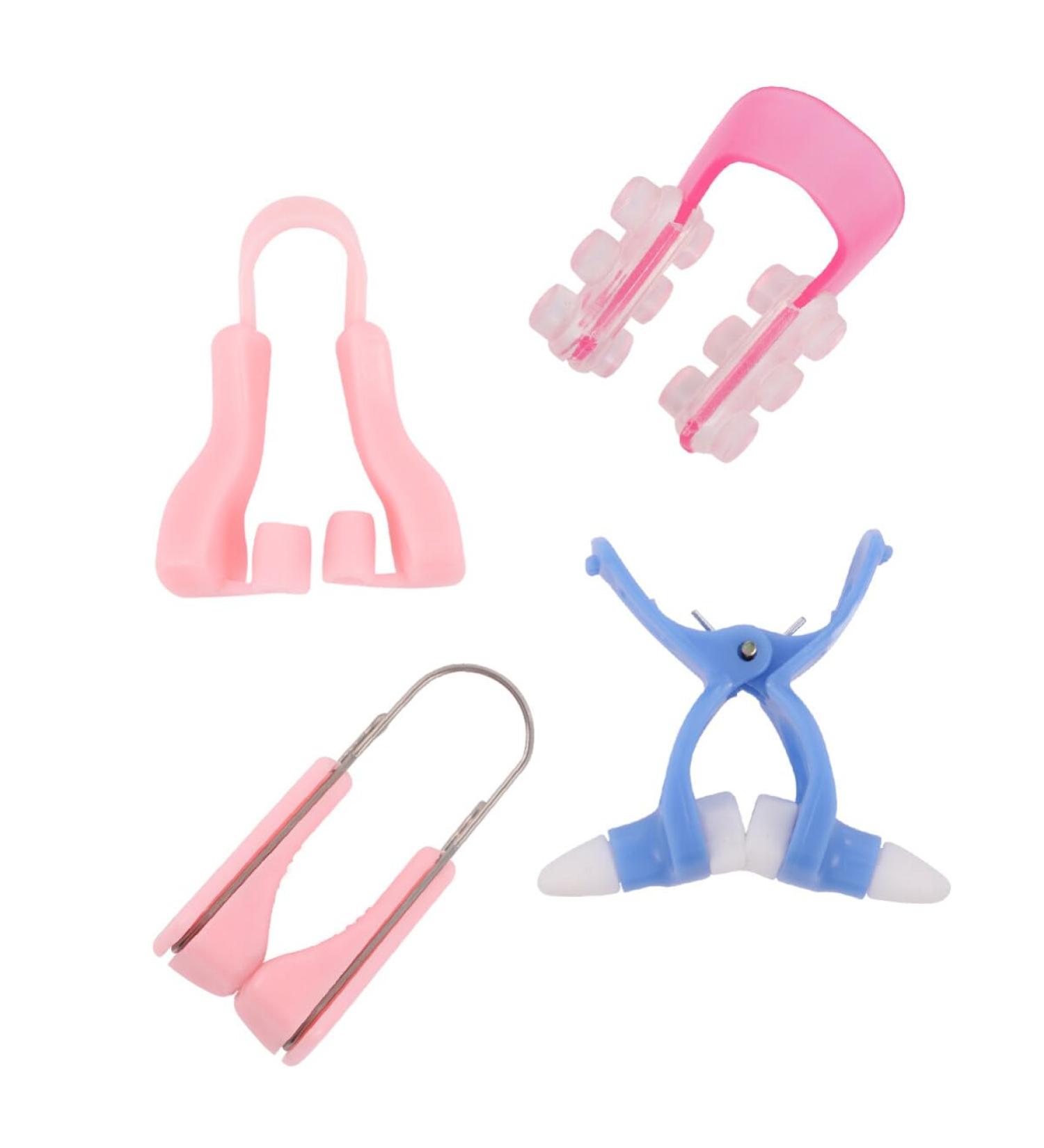 FRCOLOR 4pcs Women Nose Corrector Nose Lifter Shaper Nose Bridge Clip Face Lift Clip Nose Lift Beauty Clip Nose Shaping Clip Nose Slimming Clip Nasal Bridge Straight Clip Miss
