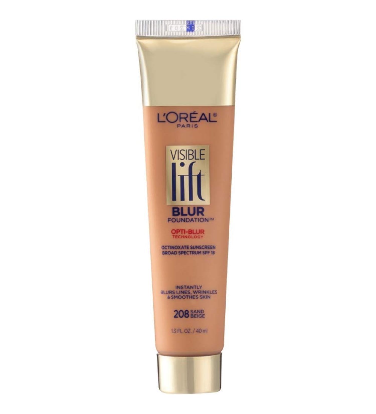 Loreal Paris Visible Sand Begie Lift Blur Foundation Makeup -- 2 per case.