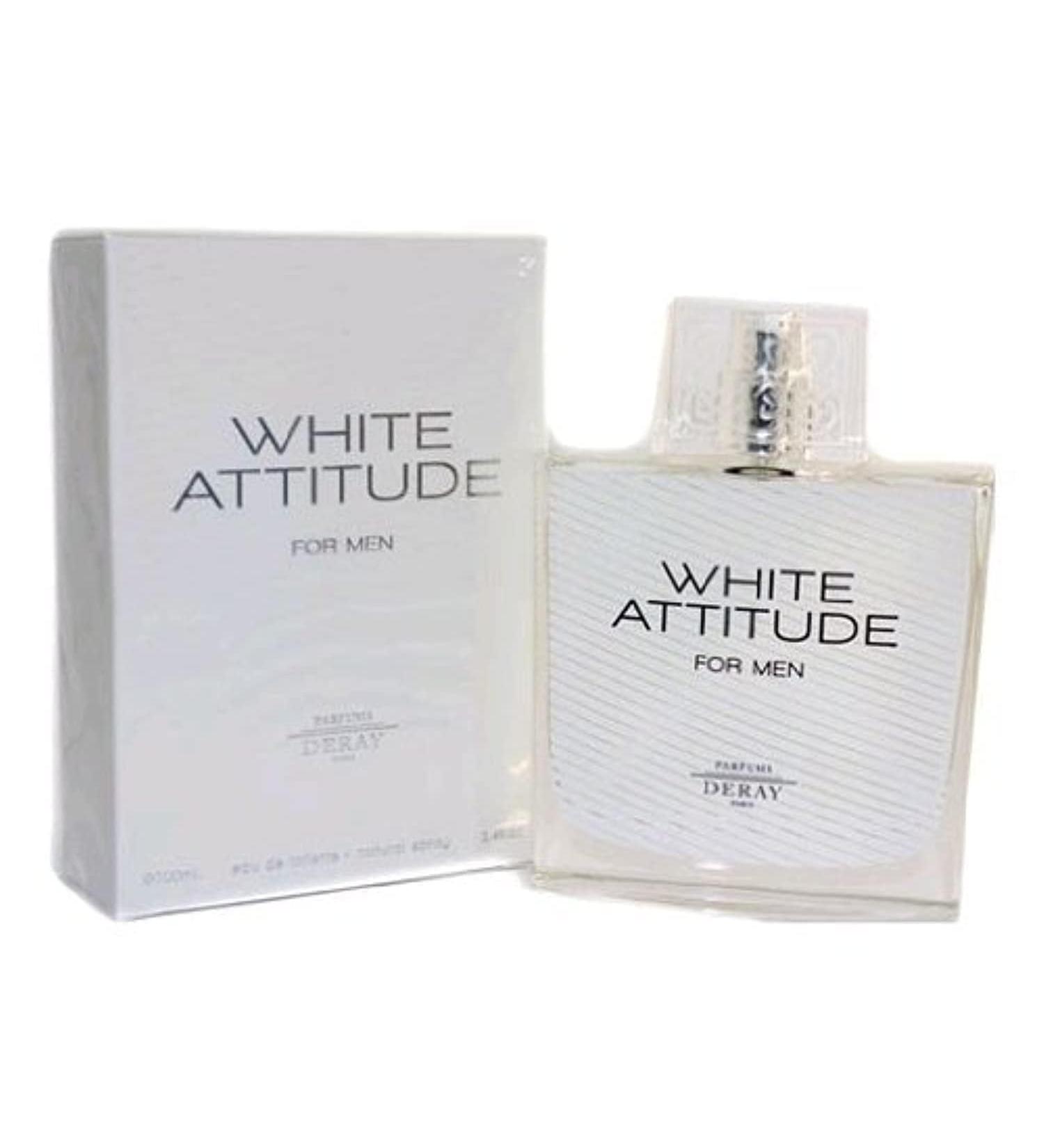 White Attitude by Deray 3.4 oz Eau De Toilette Spray for Men
