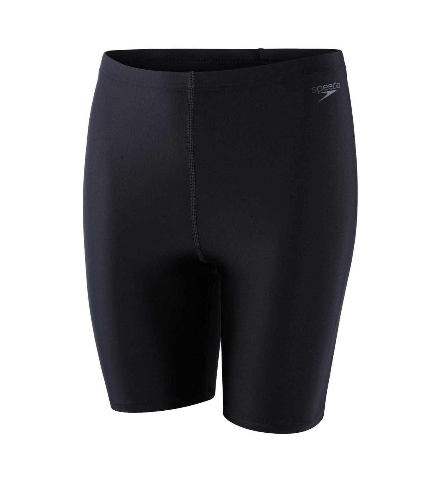 Speedo Men's Essentials Endurance+ Swim Shorts - 34 Black | High-Performance Swimwear for International Shipping - Buy Online on GoSupps.com
