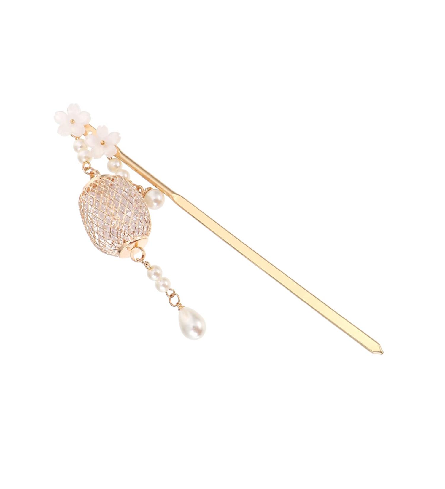 Didiseaon Hairpin Hair Clip for Women Bride Hair Clip Retro Hair Chopstick Chinese Tassel Hair Stick Hair Bun Holder Vintage Hair Chopsticks Pearl Hair Pin Walk A166 Preserve Color - Buy Online on GoSupps.com