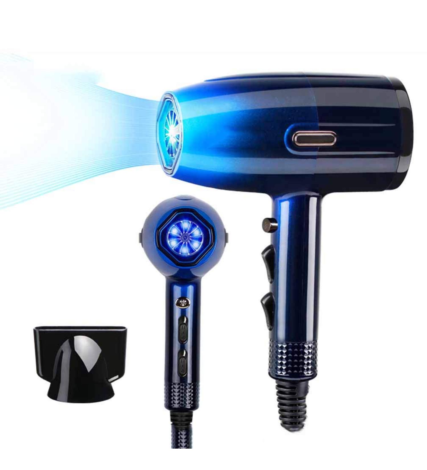 1800W Professional Hair Dryer Salon Hair Dryer Negative Ionic Blow Dryer 2 Speed 3 Heat Setting Cool Shot Button AC Motor Overheating Protection Lightweight Fast Dry with Concentrator Small - Buy Online on GoSupps.com