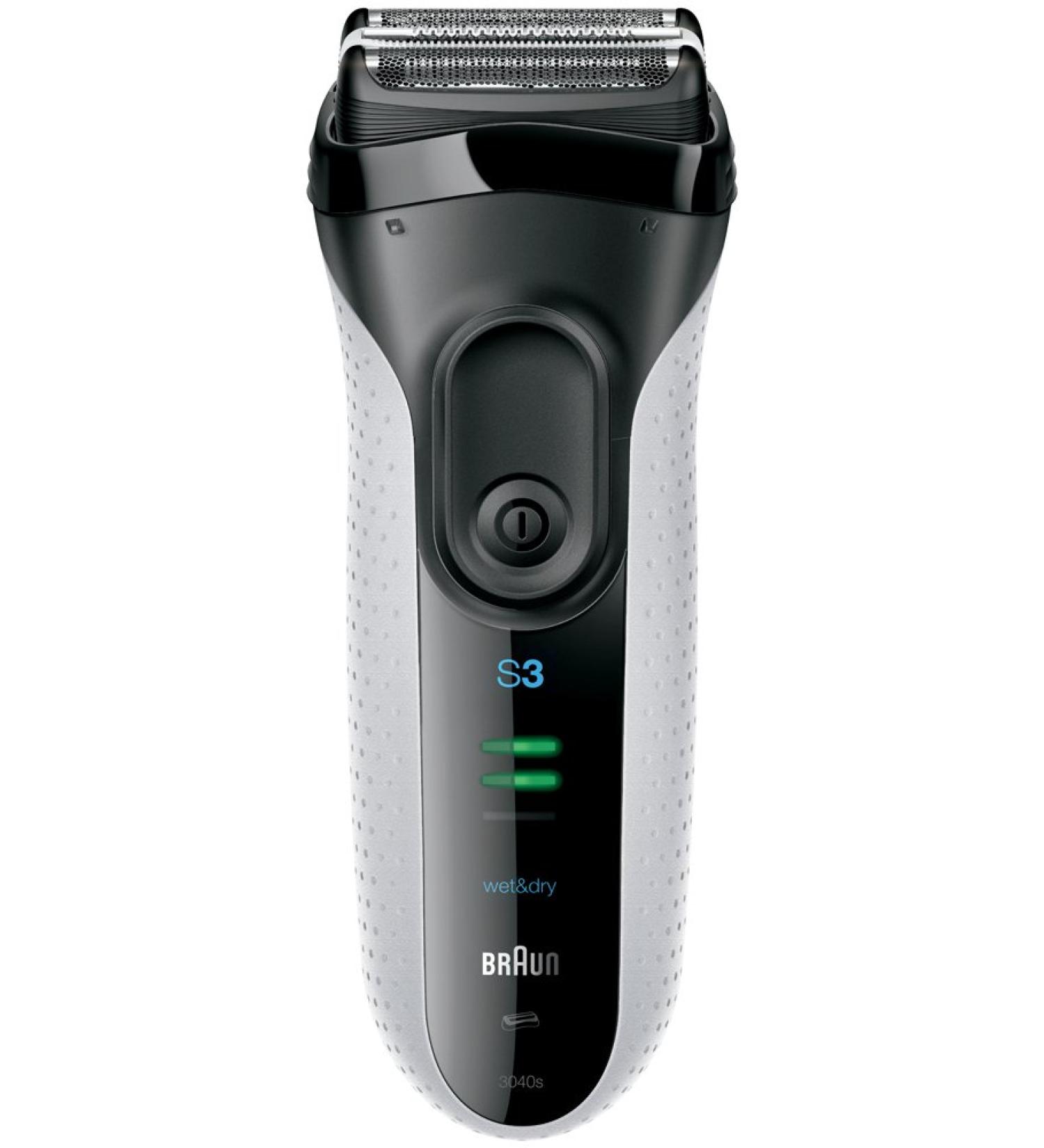 Braun Series 3 3040s Electric Shaver (Japanese Import) - Wet & Dry Razor with Pop Up Trimmer, Rechargeable & Cordless - White - Buy Online on GoSupps.com