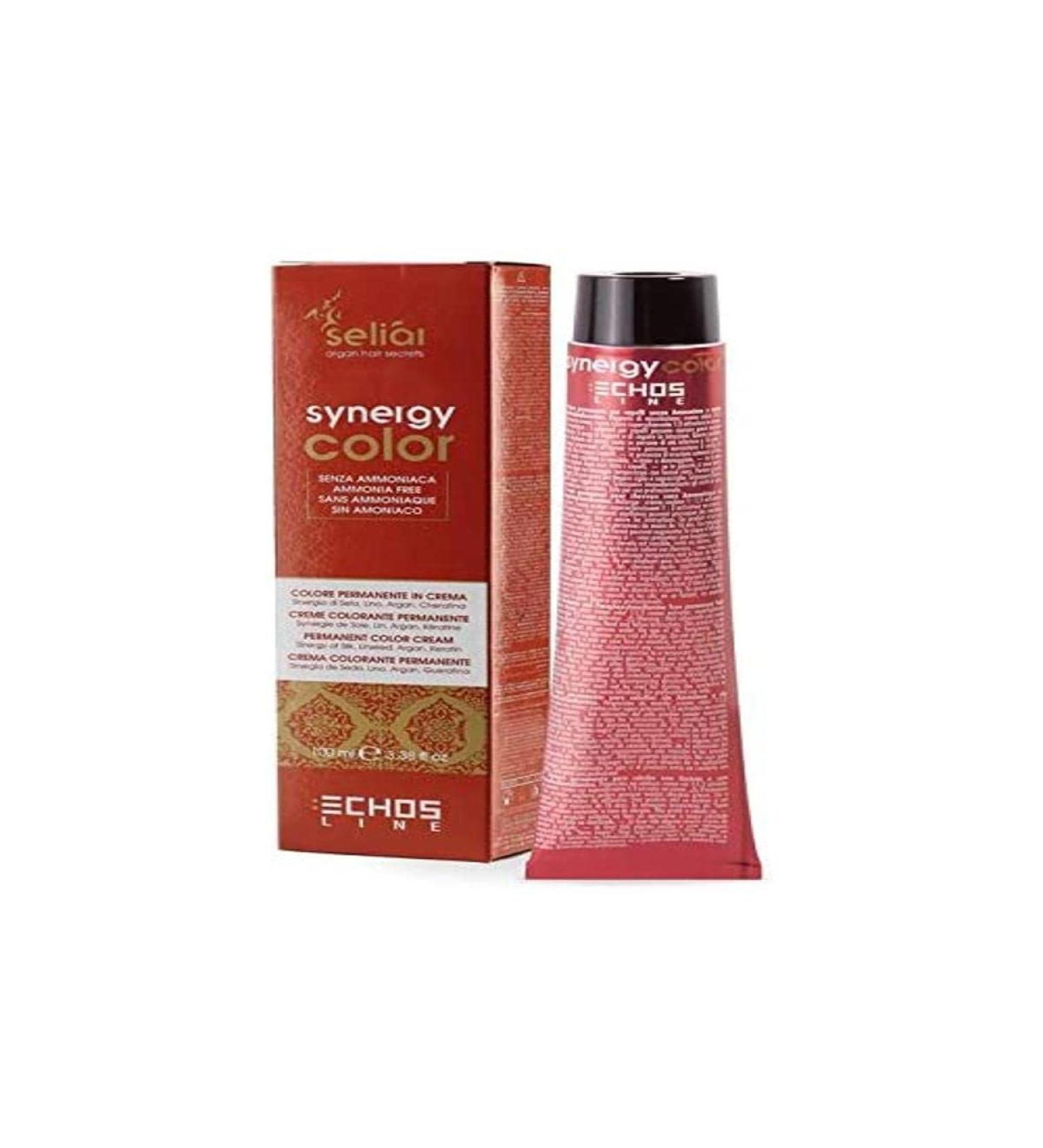 ECHOSLINE Seli r Synergy Color - Ammonia-free cream color for blonde brown hair (7.7)