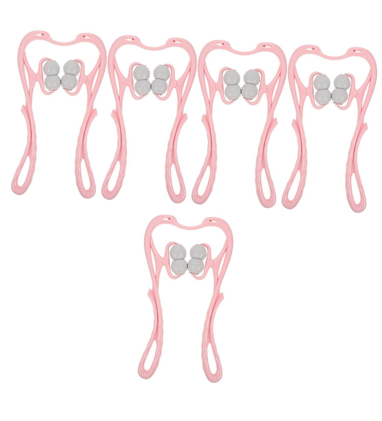 Lurrose 5-Stage Neck Massage Roller - Trigger Point Shoulder Pain Relief Device | Deep Tissue Neck Massager Accessories for Relaxation & Comfort - Buy Online on GoSupps.com