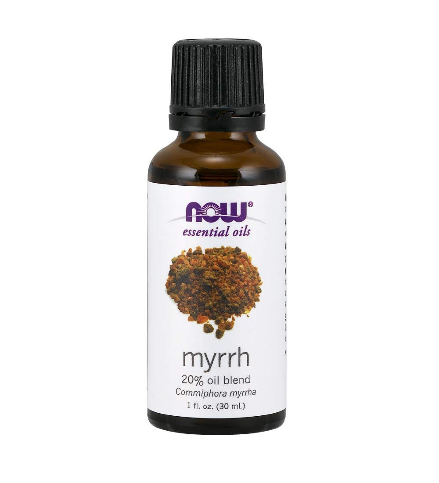 Now Foods Myrrh Essential Oil Blend 20% - 1 fl oz (30 ml) | Premium Quality - Buy Online on GoSupps.com