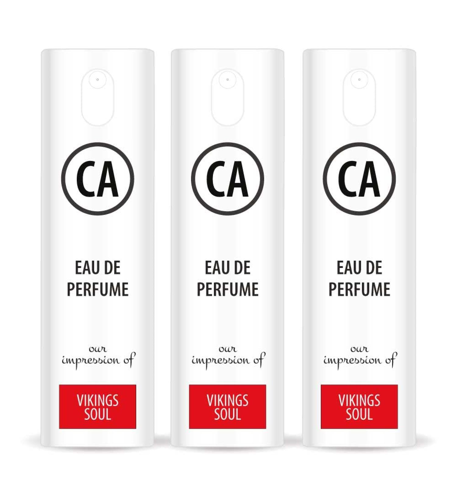 CA Perfume Impression of Viking Soul For Men Travel Size Refillable Atomizer Sample Replica Fragrance Eau de Parfum/Cologne Sprayer 0.3 Fl Oz/10 ml / X3 - Buy Online on GoSupps.com